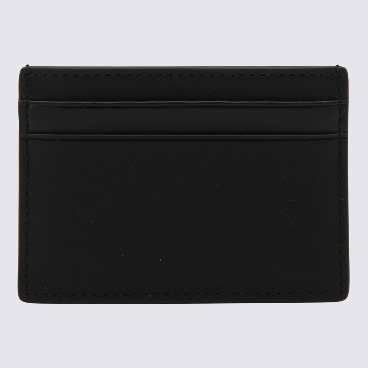 Shop Bally Balck And Red Leather Cardholder In Black