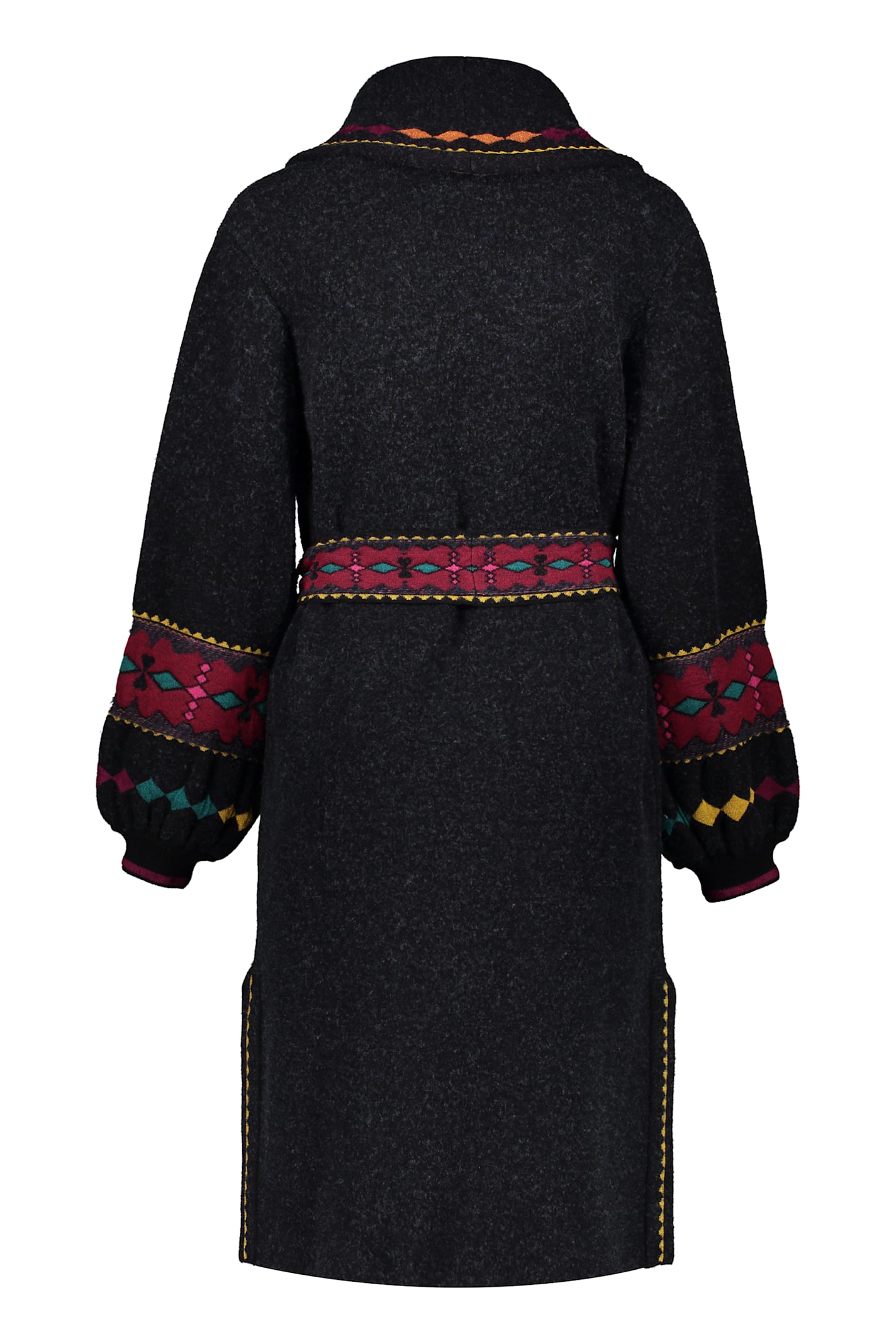 Shop Etro Wool-blend Cardigan In Black