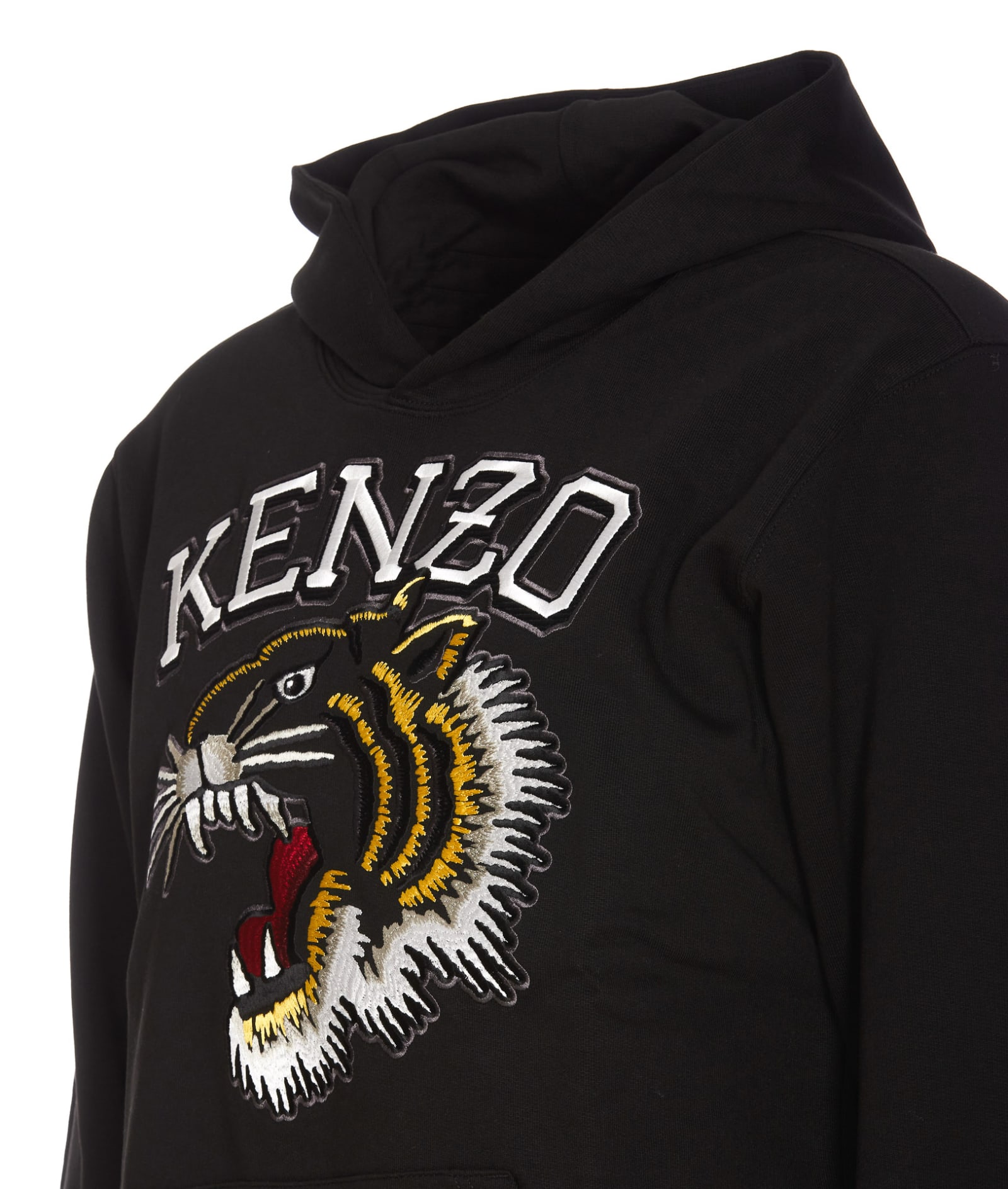 Shop Kenzo Tiger Varsity Slim Hoodie In Non Definito