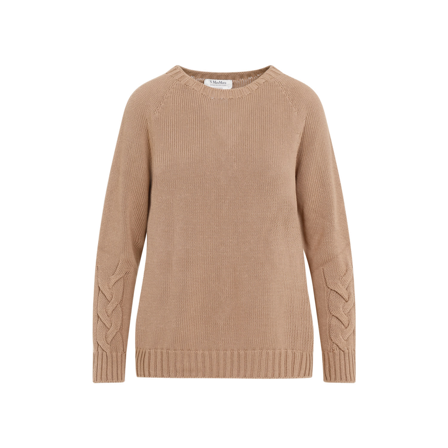 Shop 's Max Mara Harald Knit Sweater In Camel