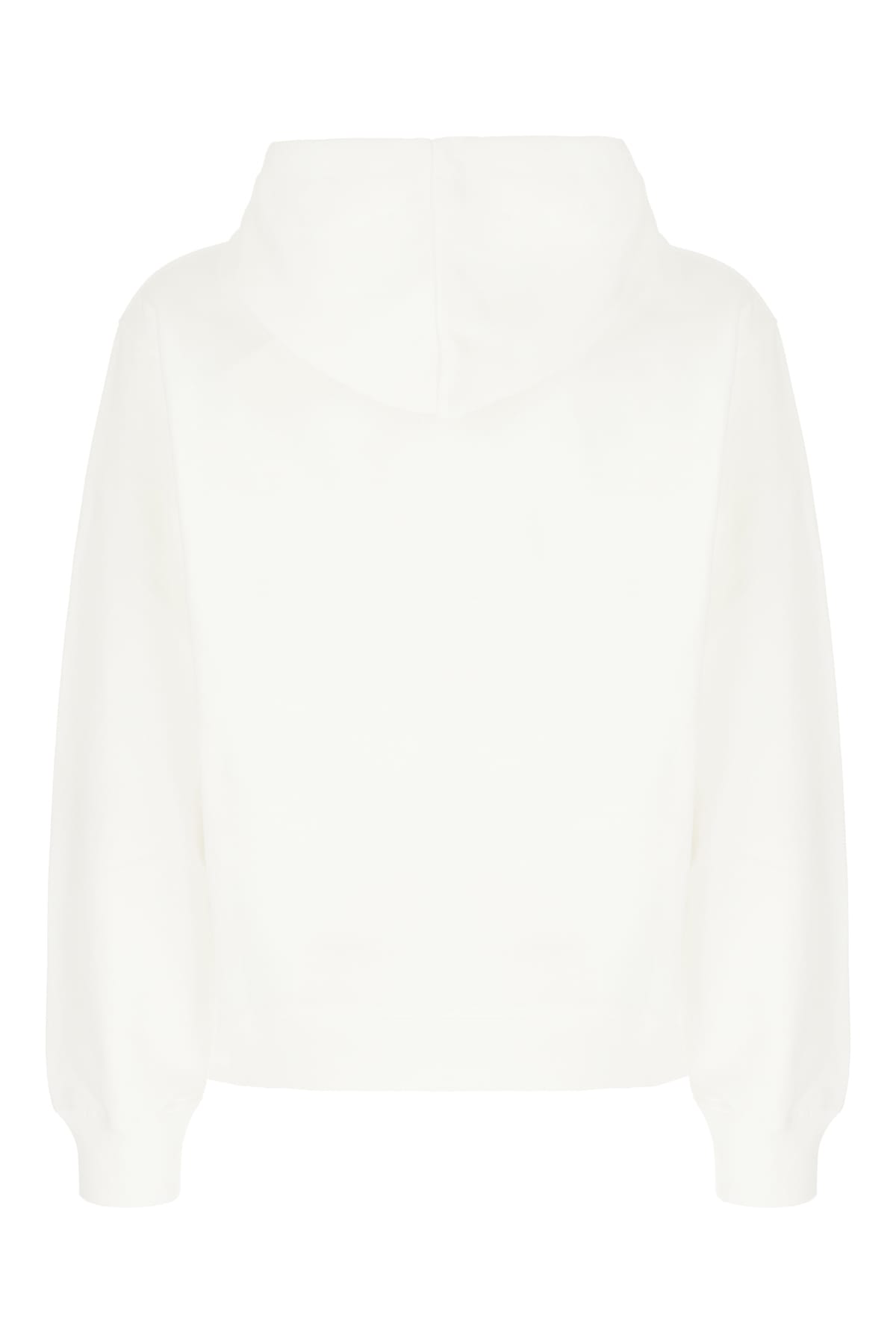 Shop Marni White Cotton Sweatshirt In Lilywhite