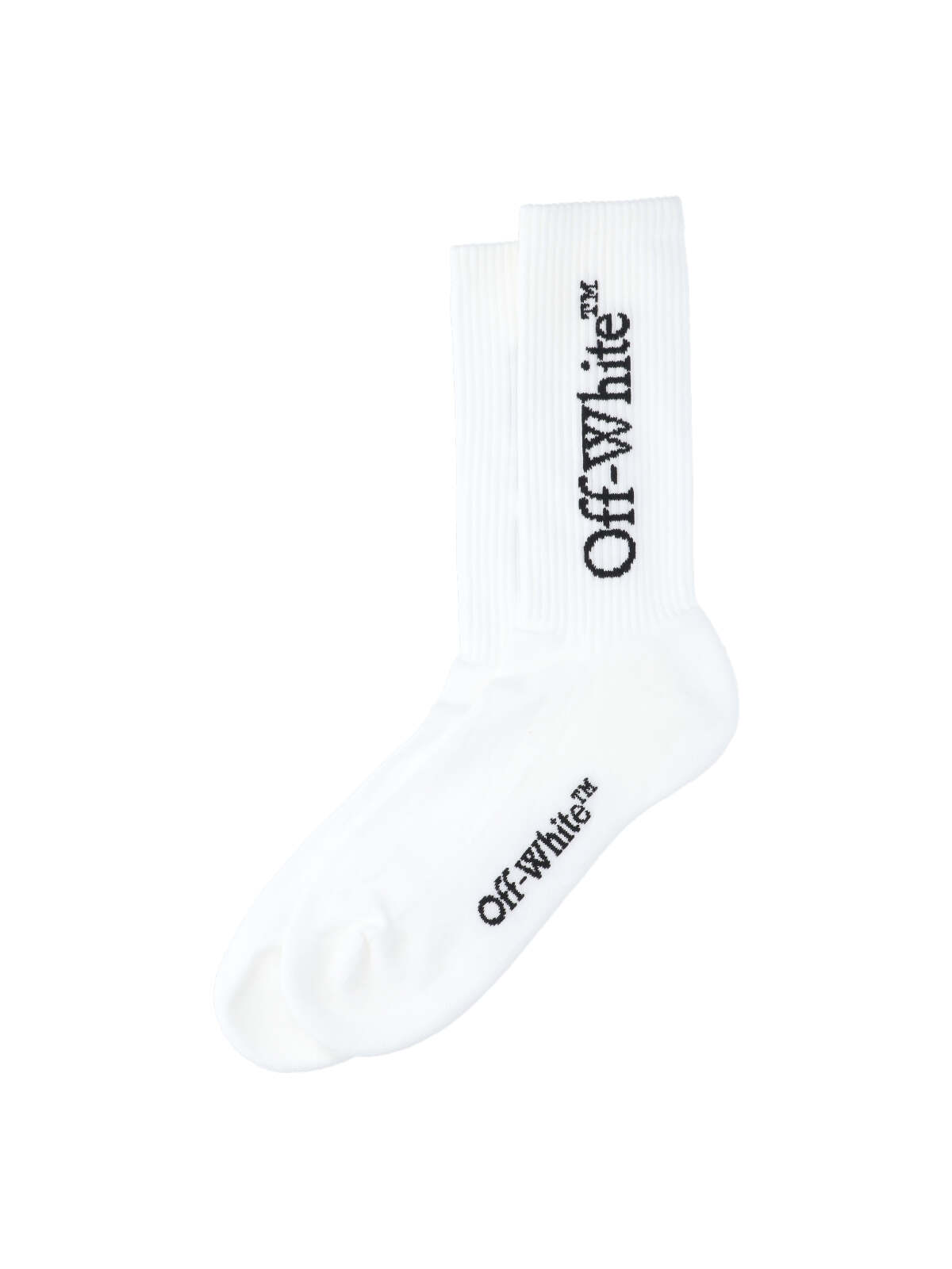 Shop Off-white Logo Socks In White