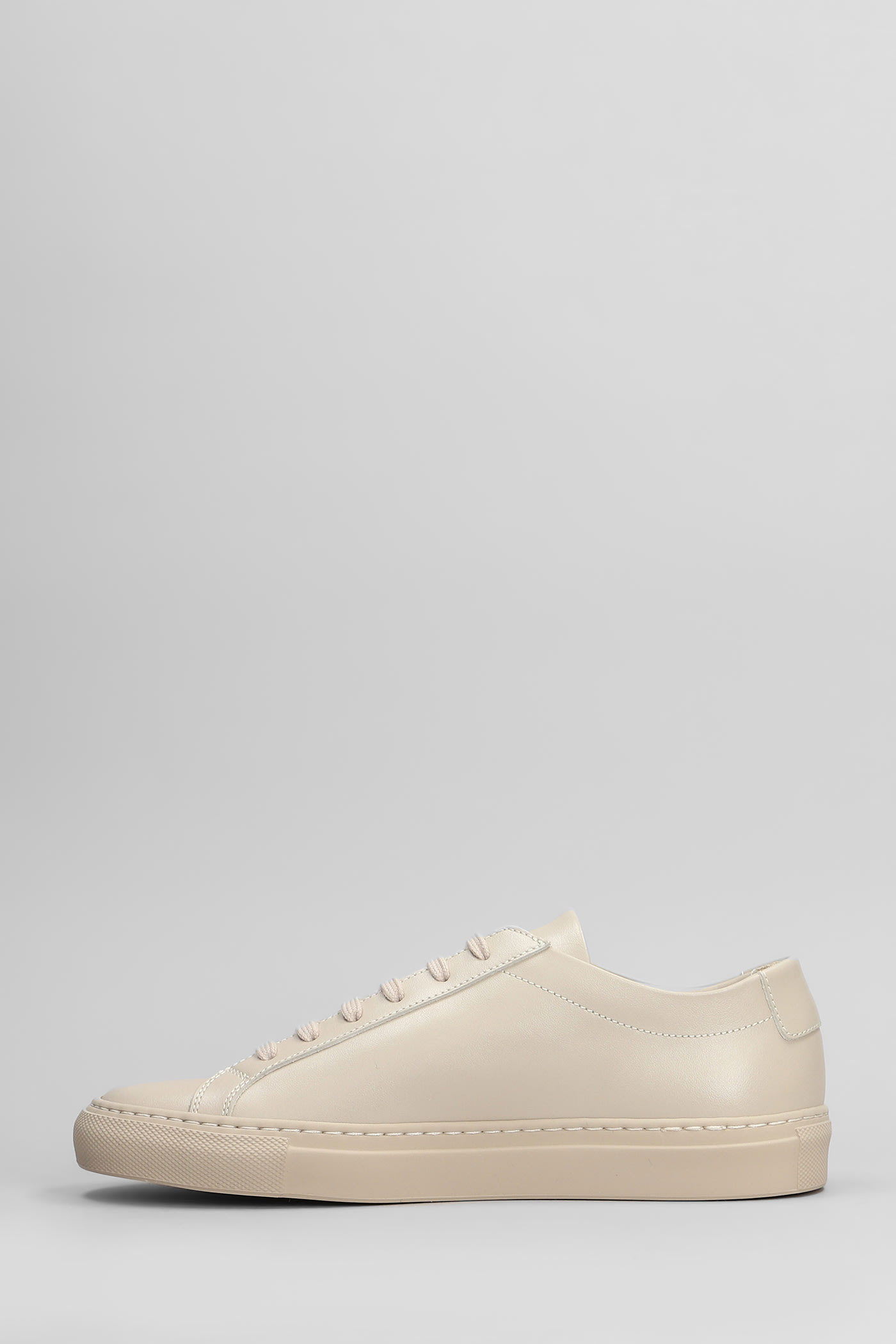 Common Projects Original Achilles Sneakers In Beige Leather