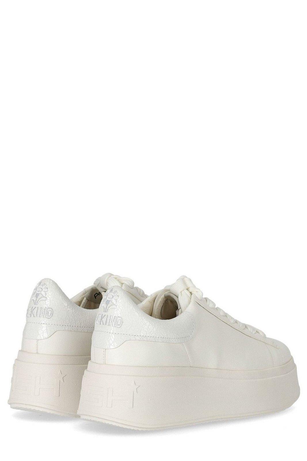 Shop Ash Moby Low-top Chunky Sneakers In Bianco