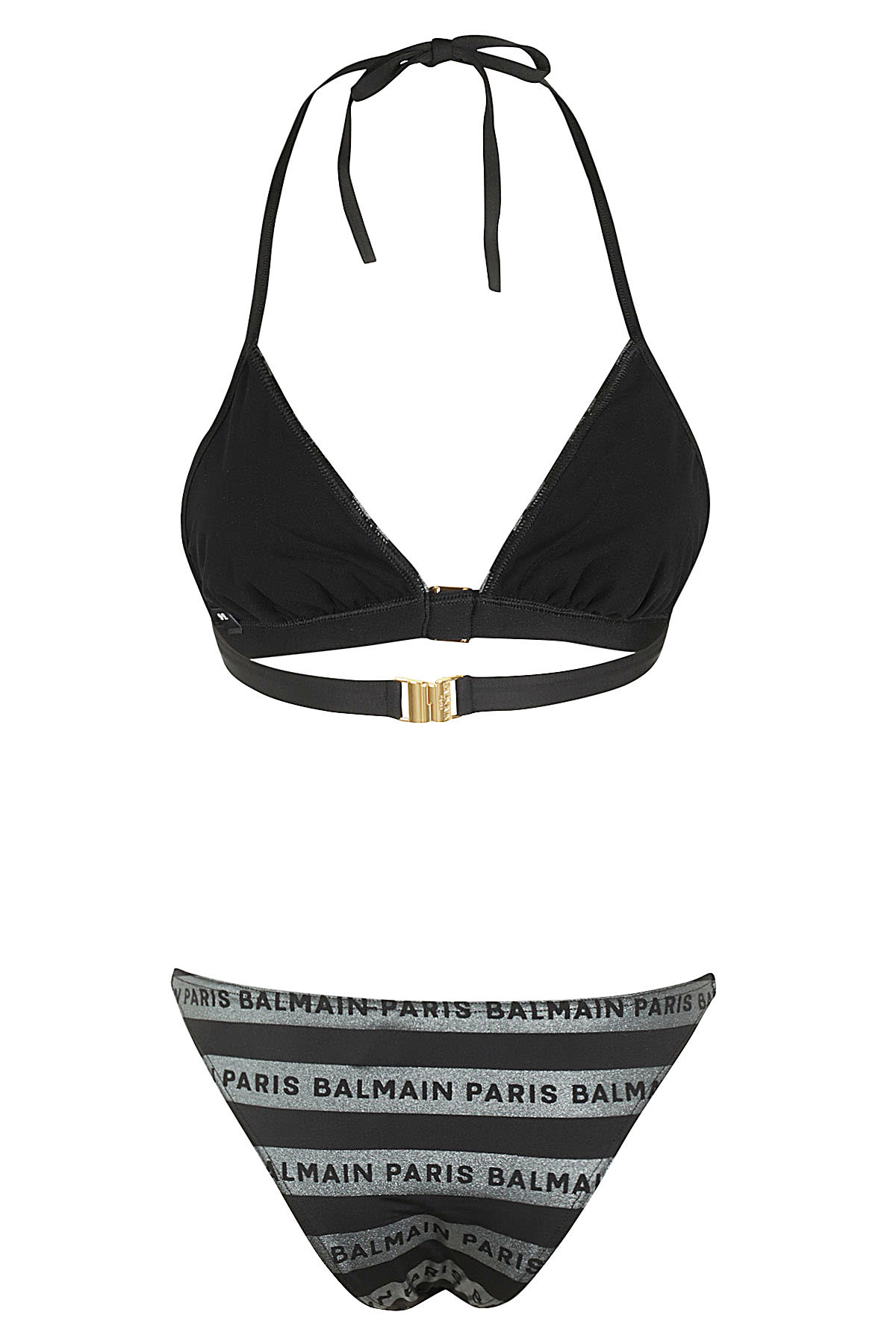 Shop Balmain Triangle In Black