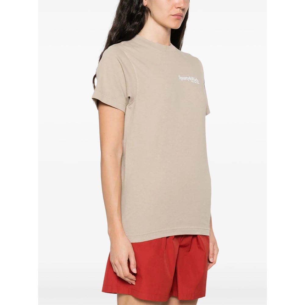 Sporty & Rich T-shirt In Neutral