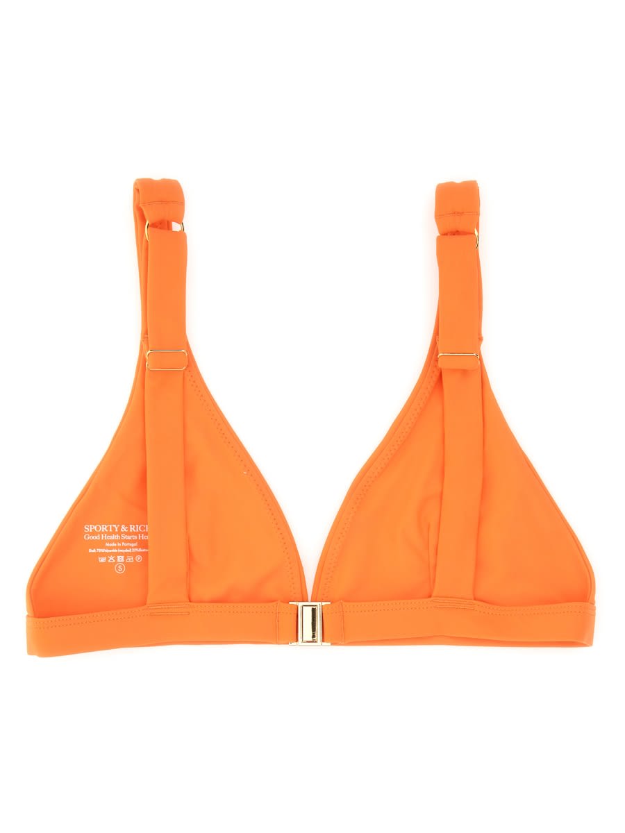 Sporty & Rich Top Romy In Orange