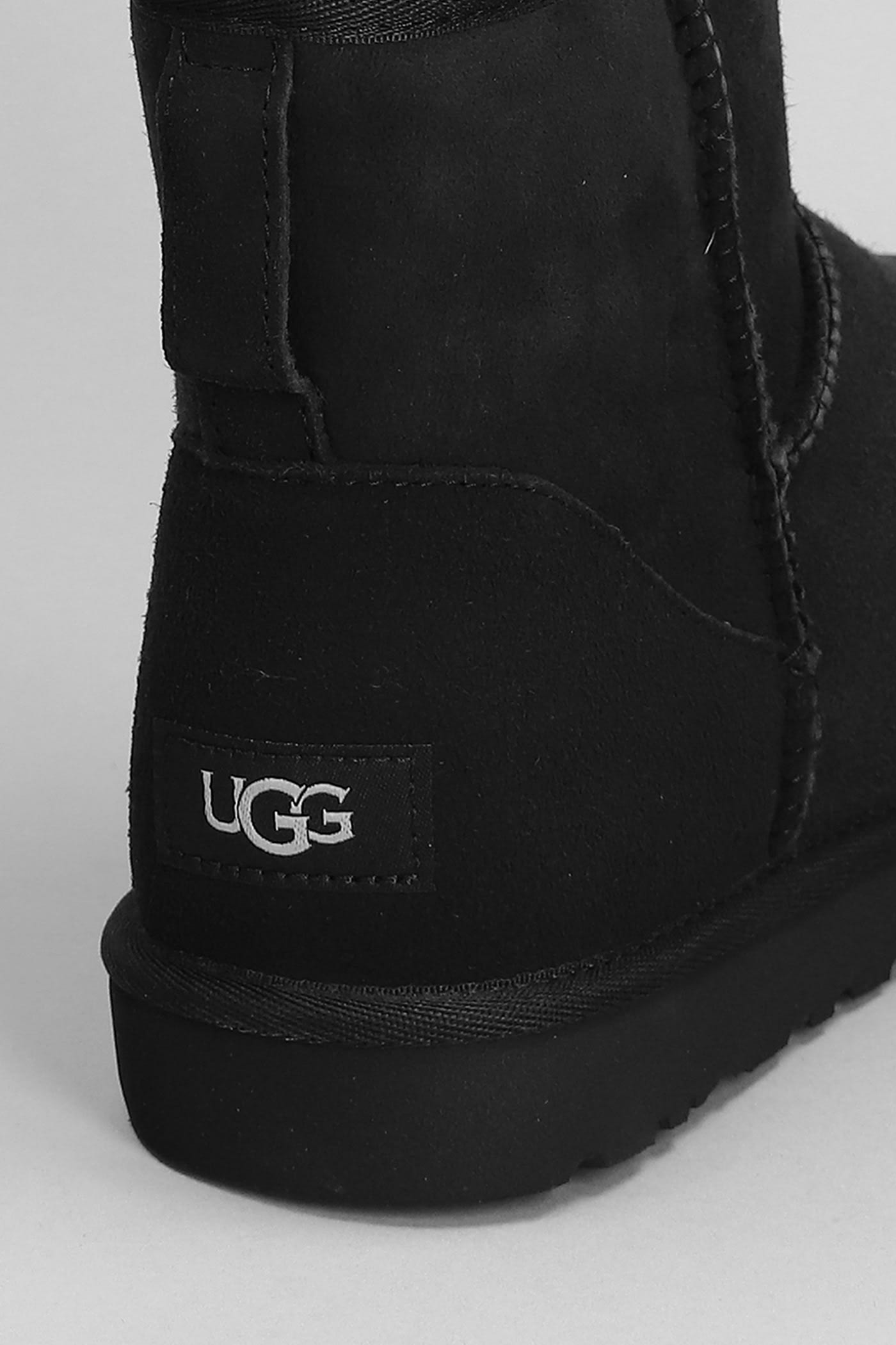 Ugg Australia Classic Ultra Mini Boots In Black