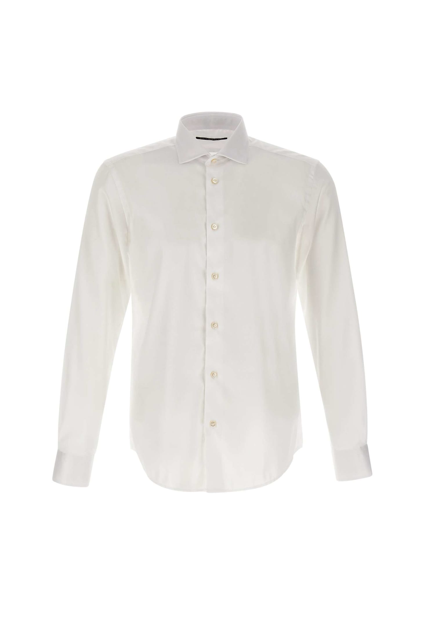 Shop Brian Dales Cotton Shirt In White