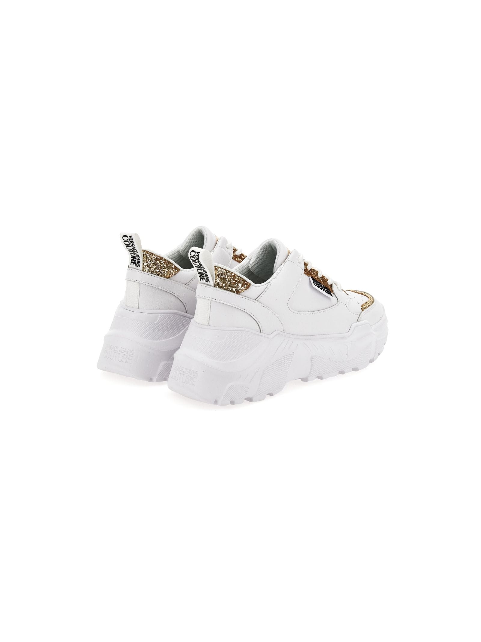 Shop Versace Jeans Couture Womens Sneakers In White