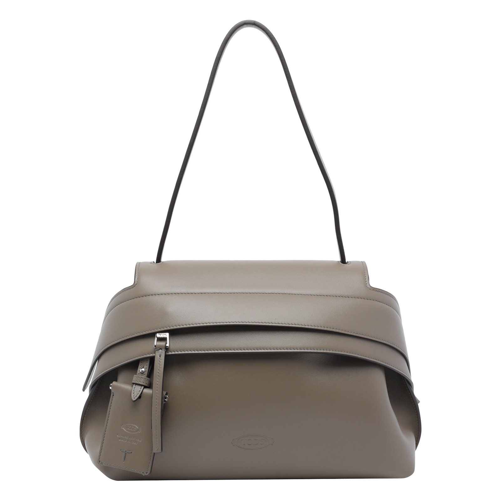 Tod's Small Wave Shoulder Bag And Handle In Brown