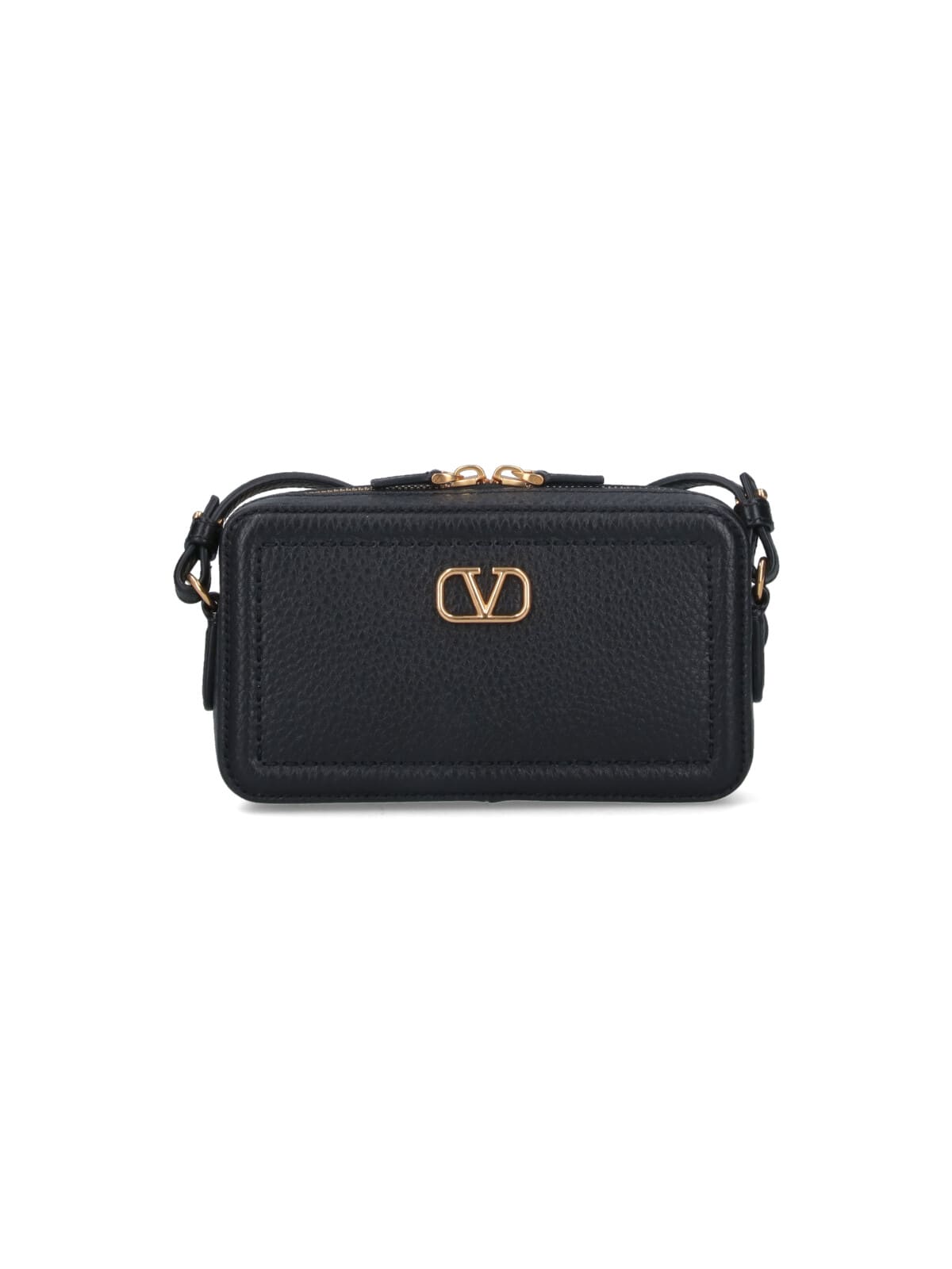 Valentino Garavani Alltime Leather Mini Crossbody Bag