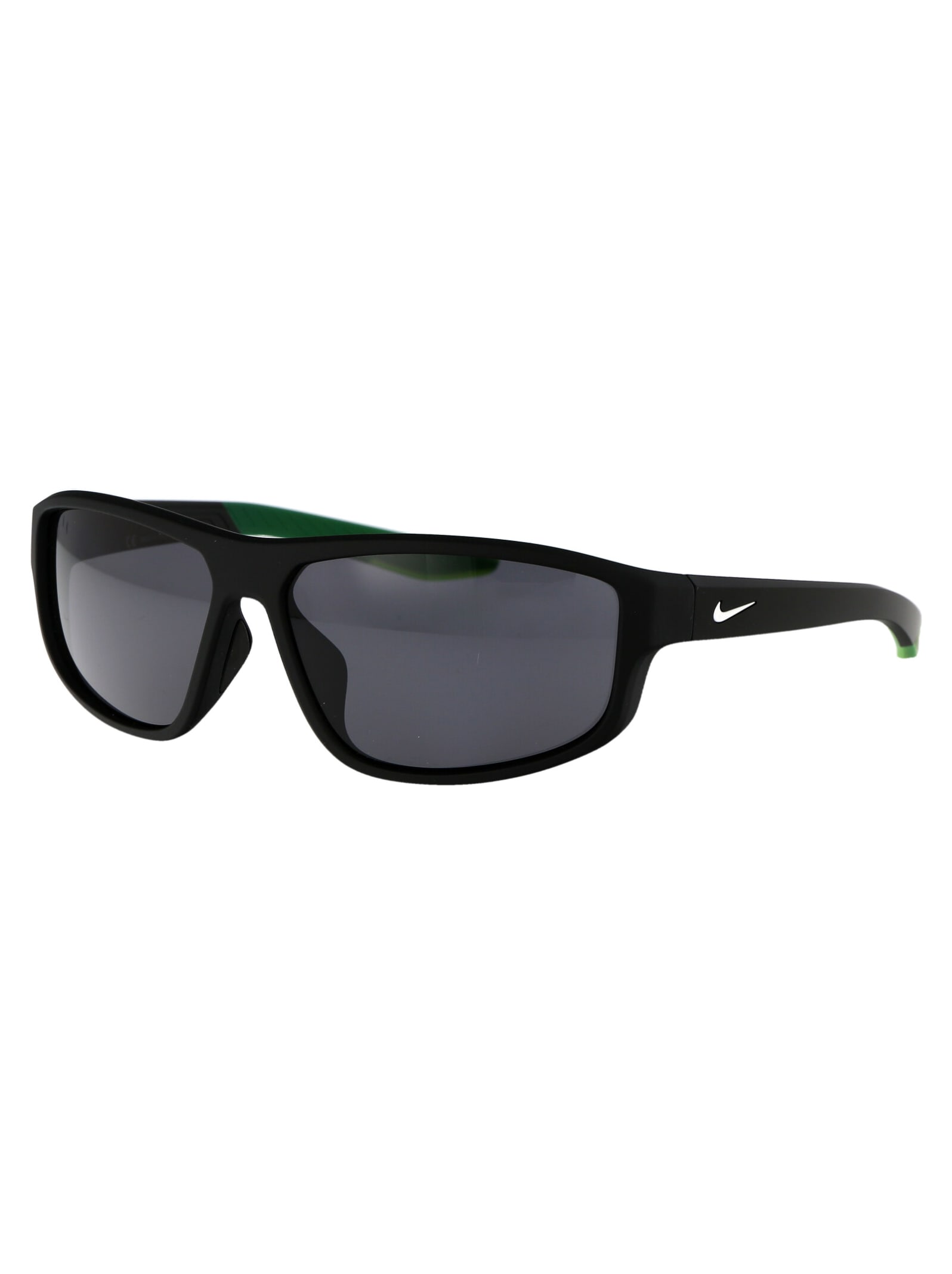 Nike Brazen Fuel Sunglasses In 010 Matte Black Green