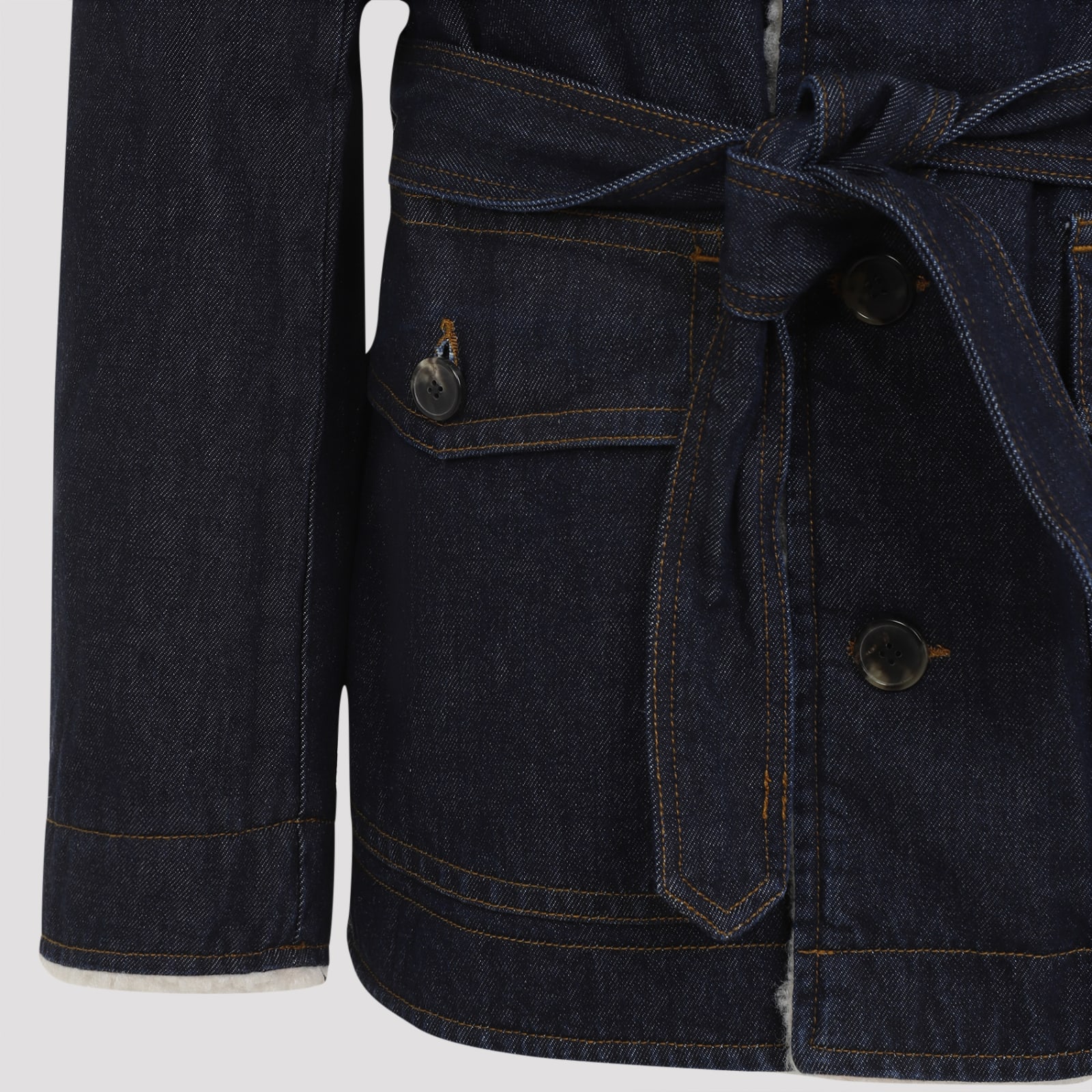 Shop Dries Van Noten Vedro Jacket In Indigo