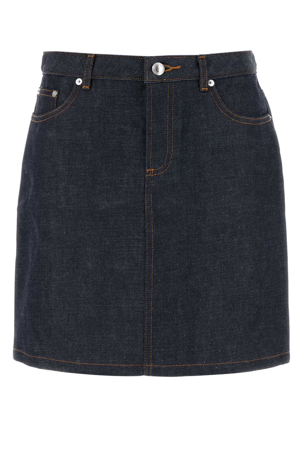 A. P.C. Denim Jupe Mini Skirt