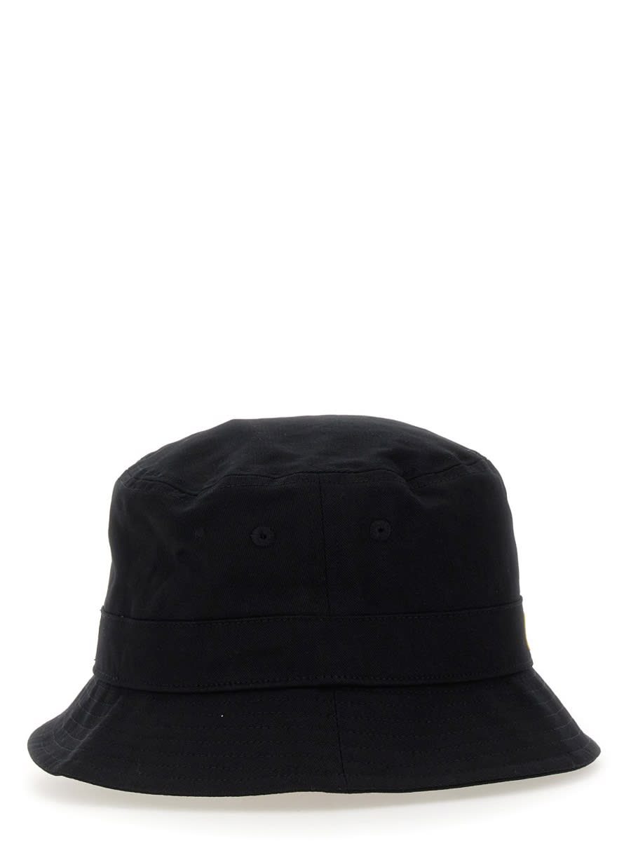Shop Barbour Bucket Hat With Logo In Black