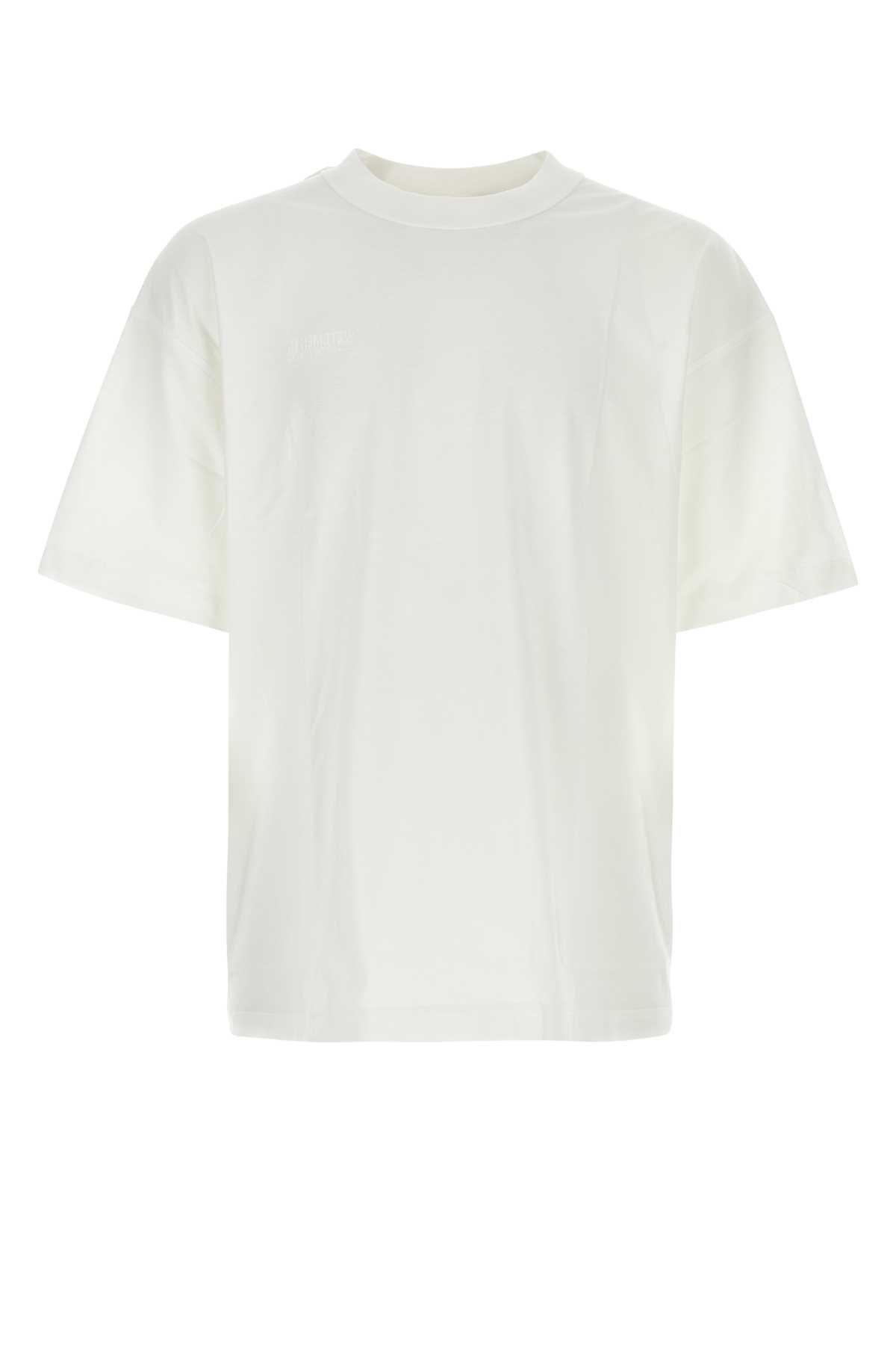 VETEMENTS White Cotton Oversize T-shirt