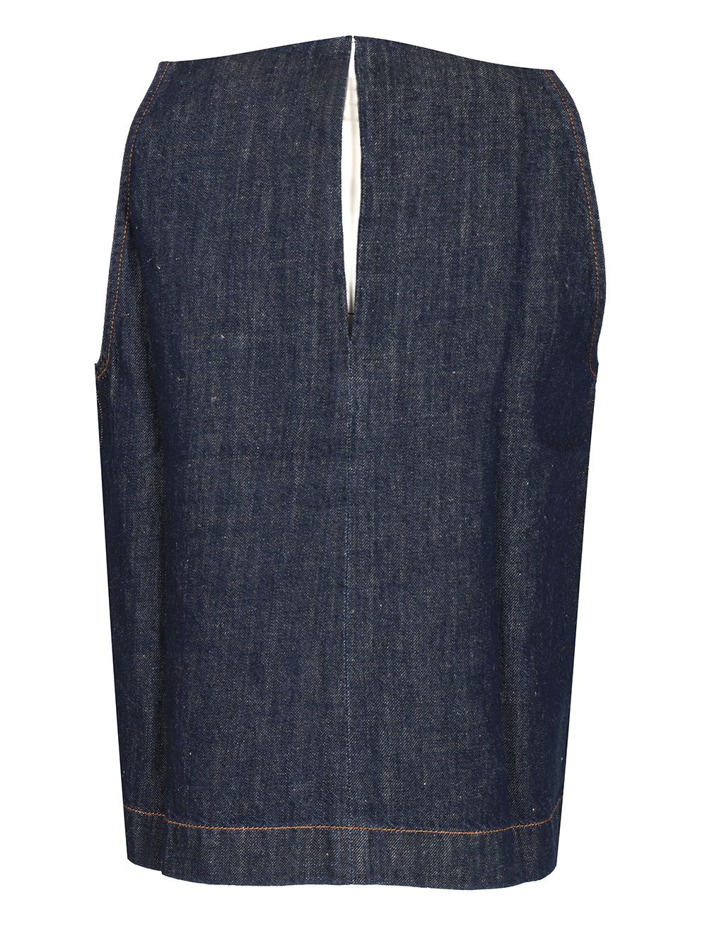 7 For All Mankind Sleeveless Top Blueberry Tops Blue In Blue