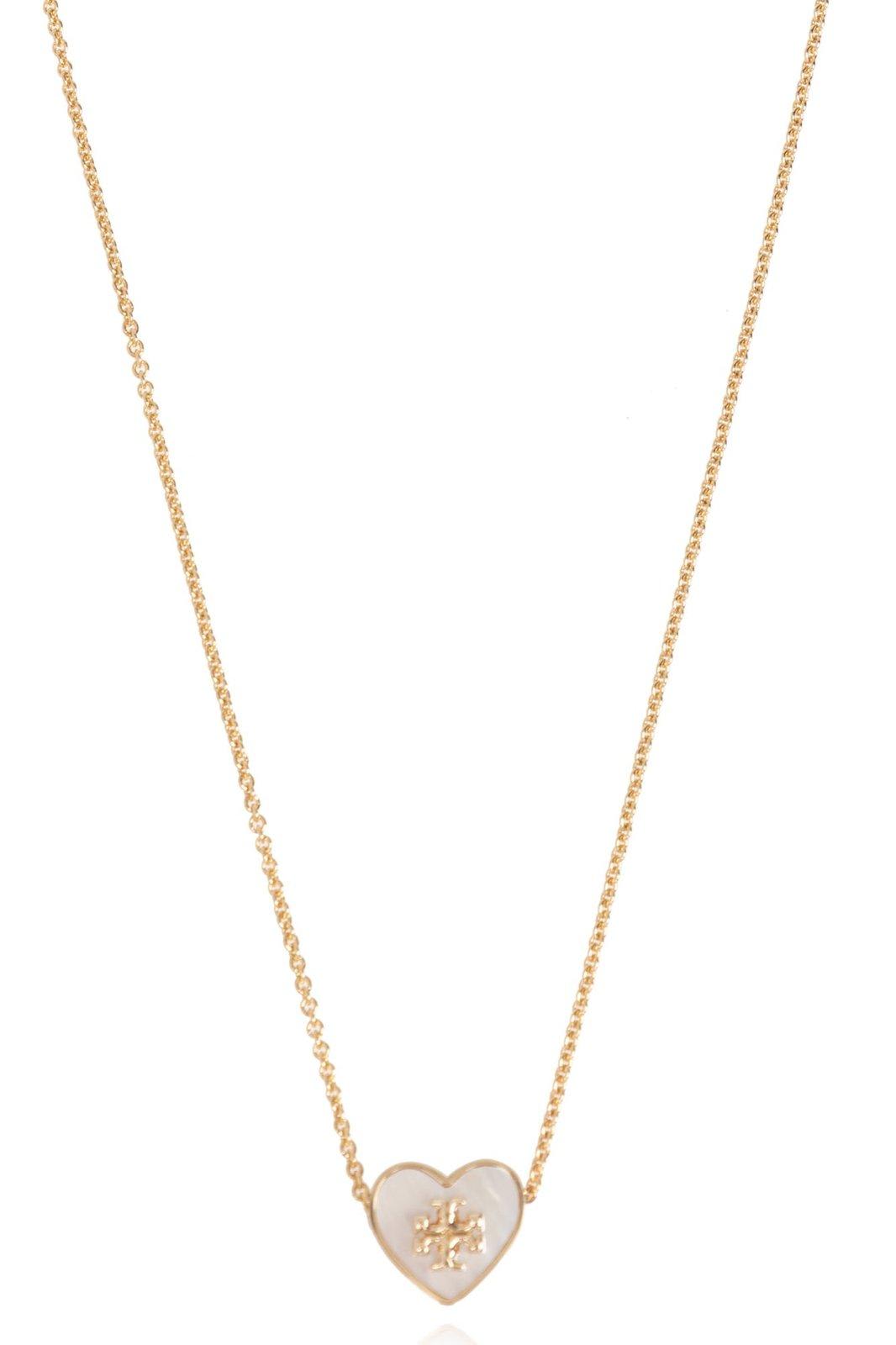 TORY BURCH KIRA HEART PENDANT NECKLACE 