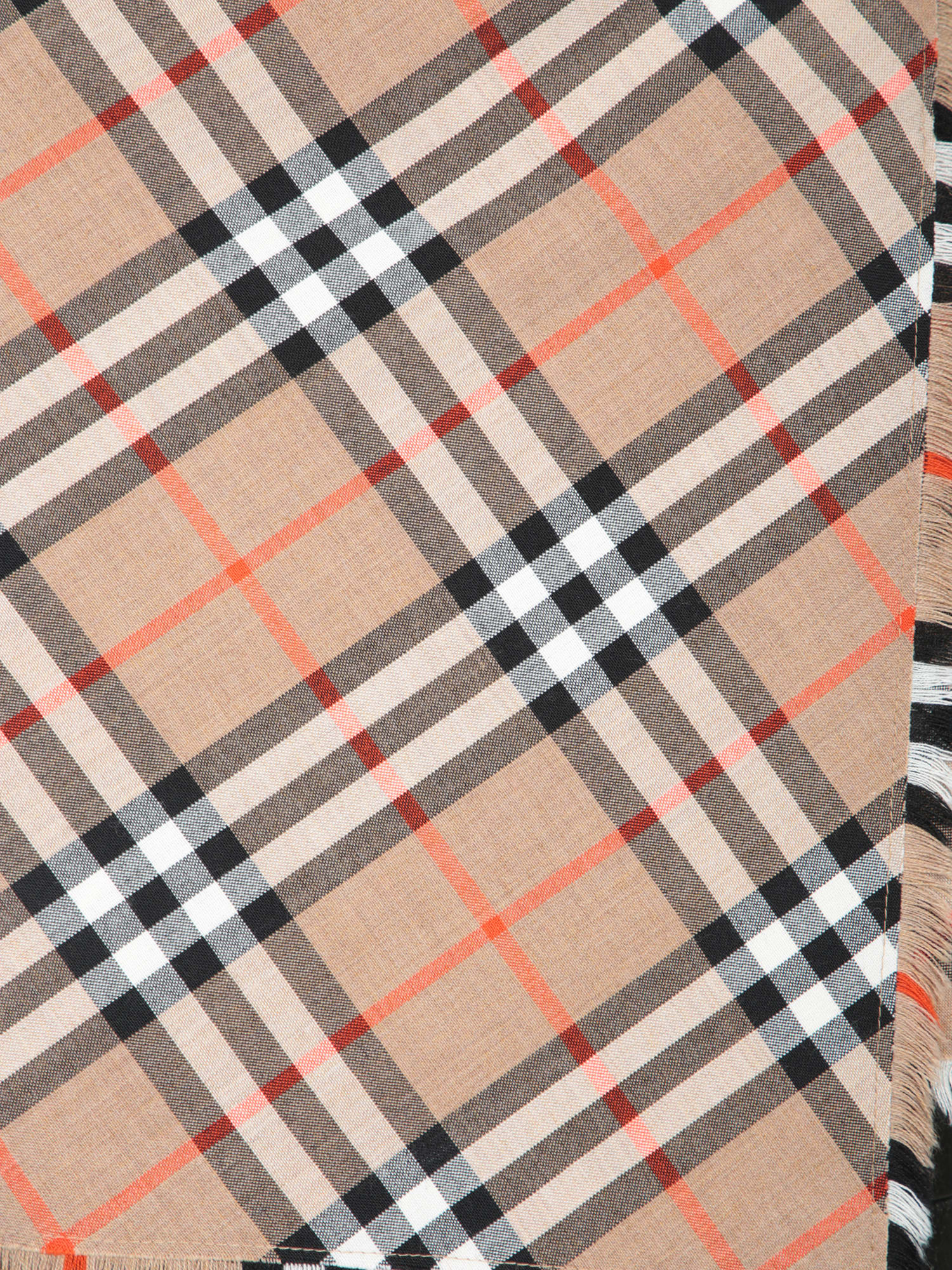 BURBERRY CHECK ARCH MINI SKIRT BEIGE