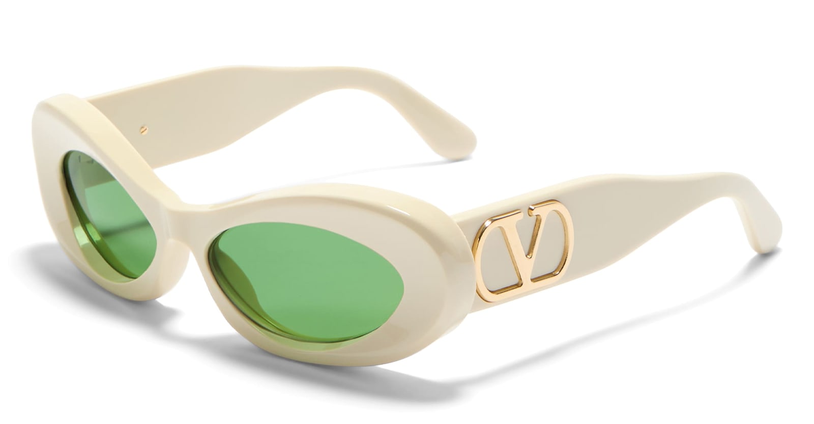 Valentino Sunglasses In Ivory