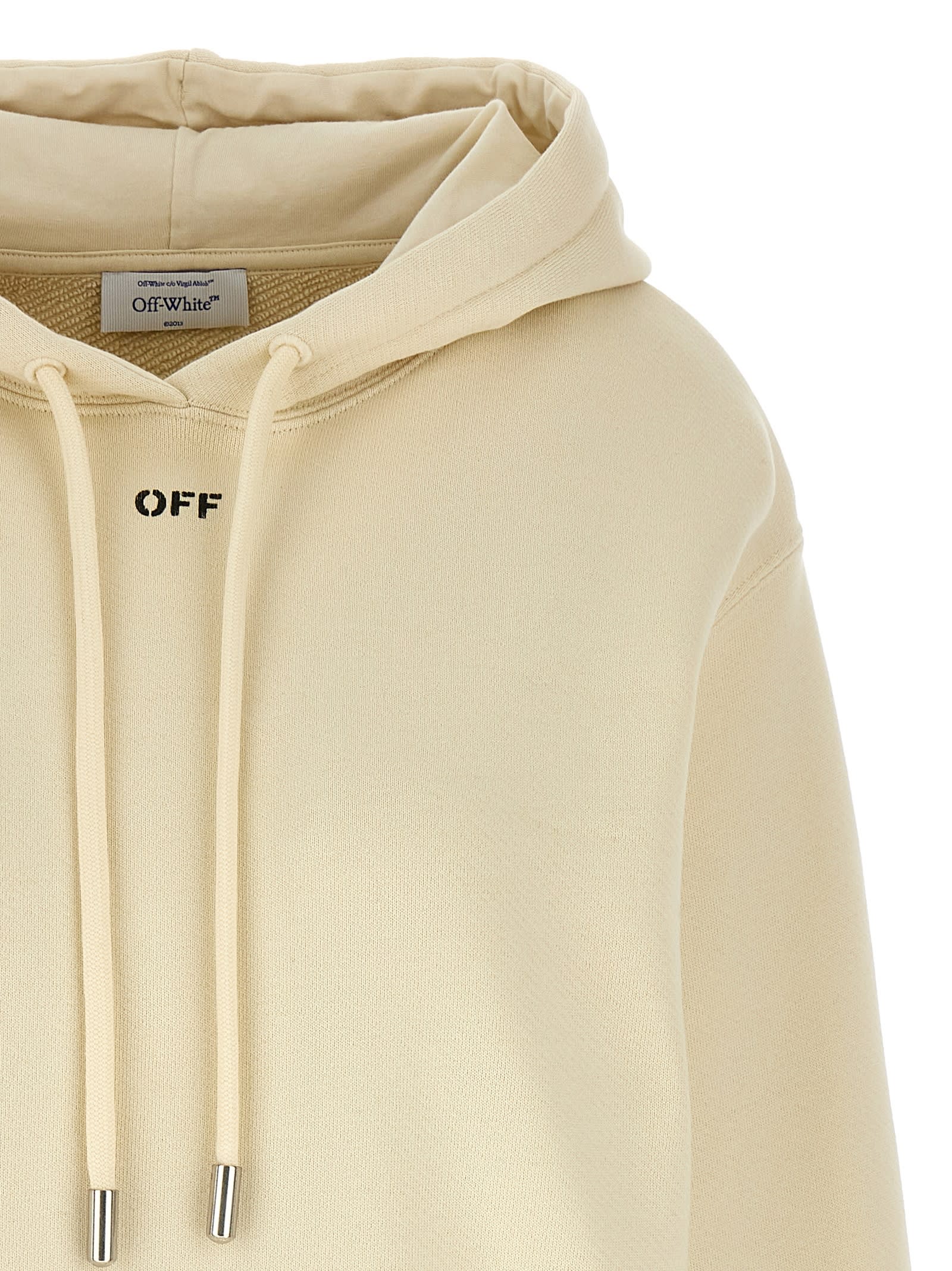 Off-white Off White 'cloud Arrow' Hoodie In White