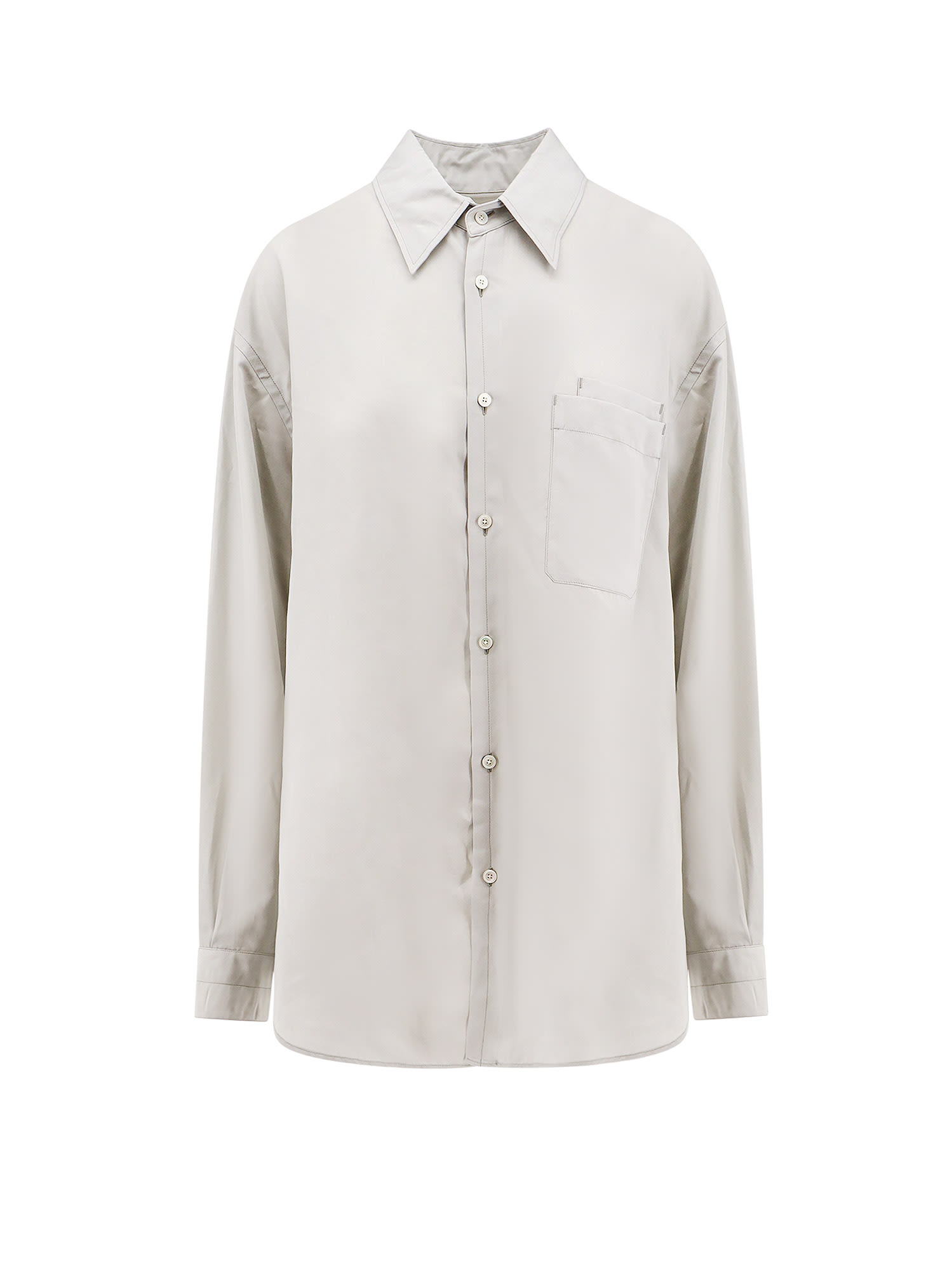 Shop Lemaire Shirt In Grey