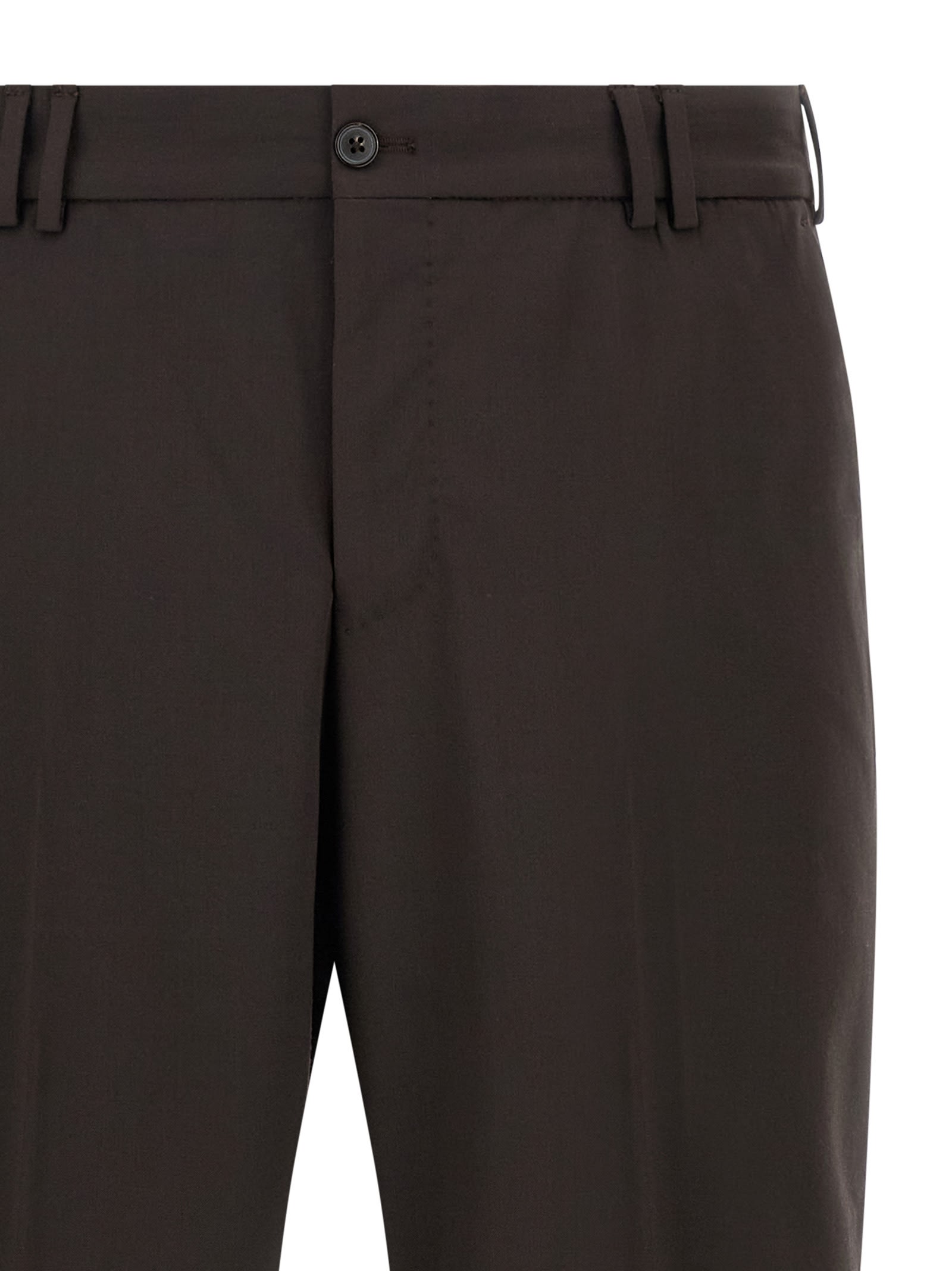 Pt Torino Michael Tailored Trousers In Brown