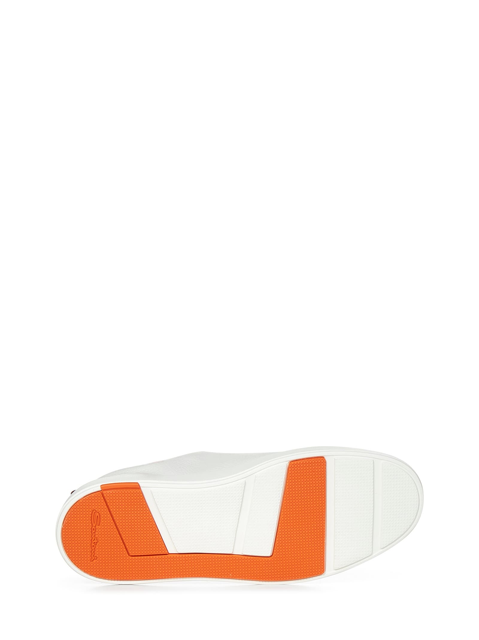 Shop Santoni Sneakers In White