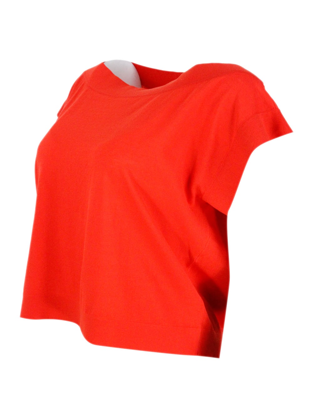 Malo Sweater Orange In Orange