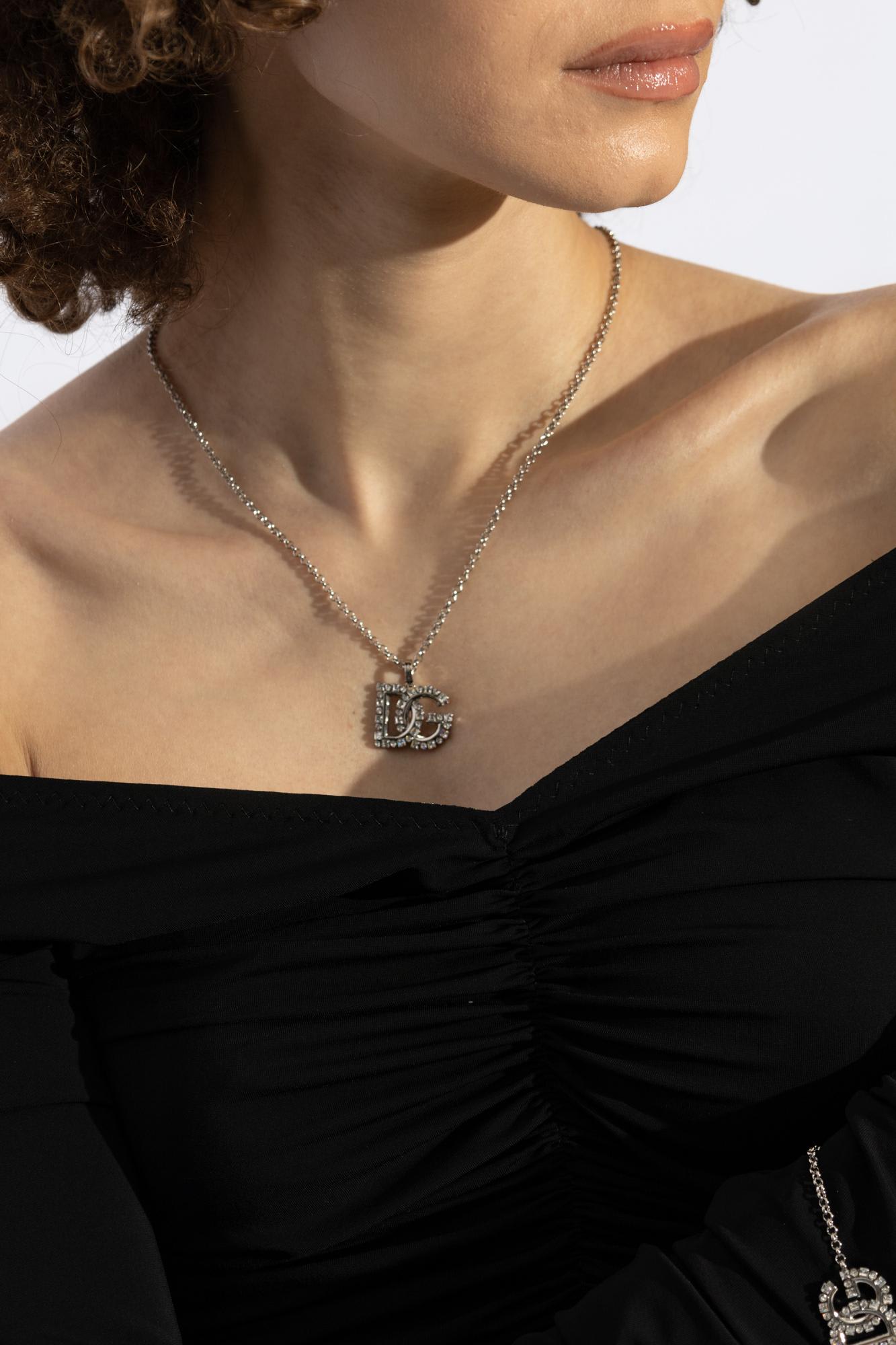 Dolce & Gabbana Necklace With Logo-shaped Pendant