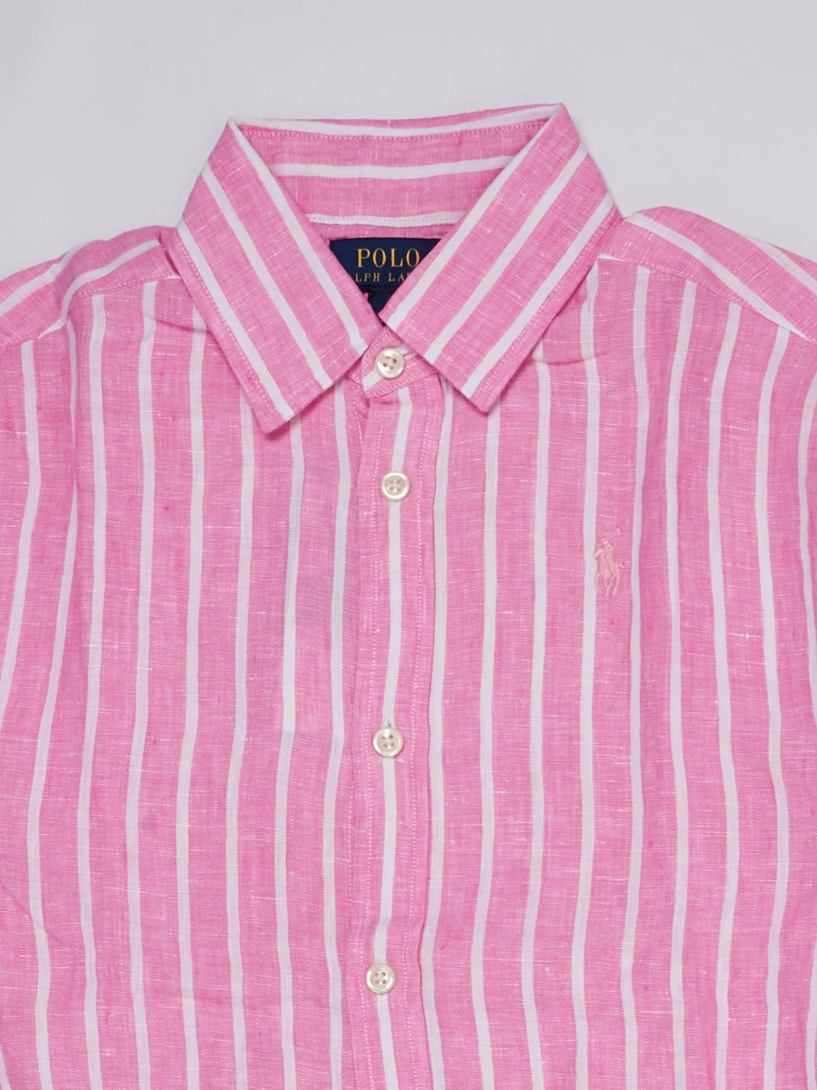 Shop Polo Ralph Lauren Lismore Shirt Shirt In Rosa