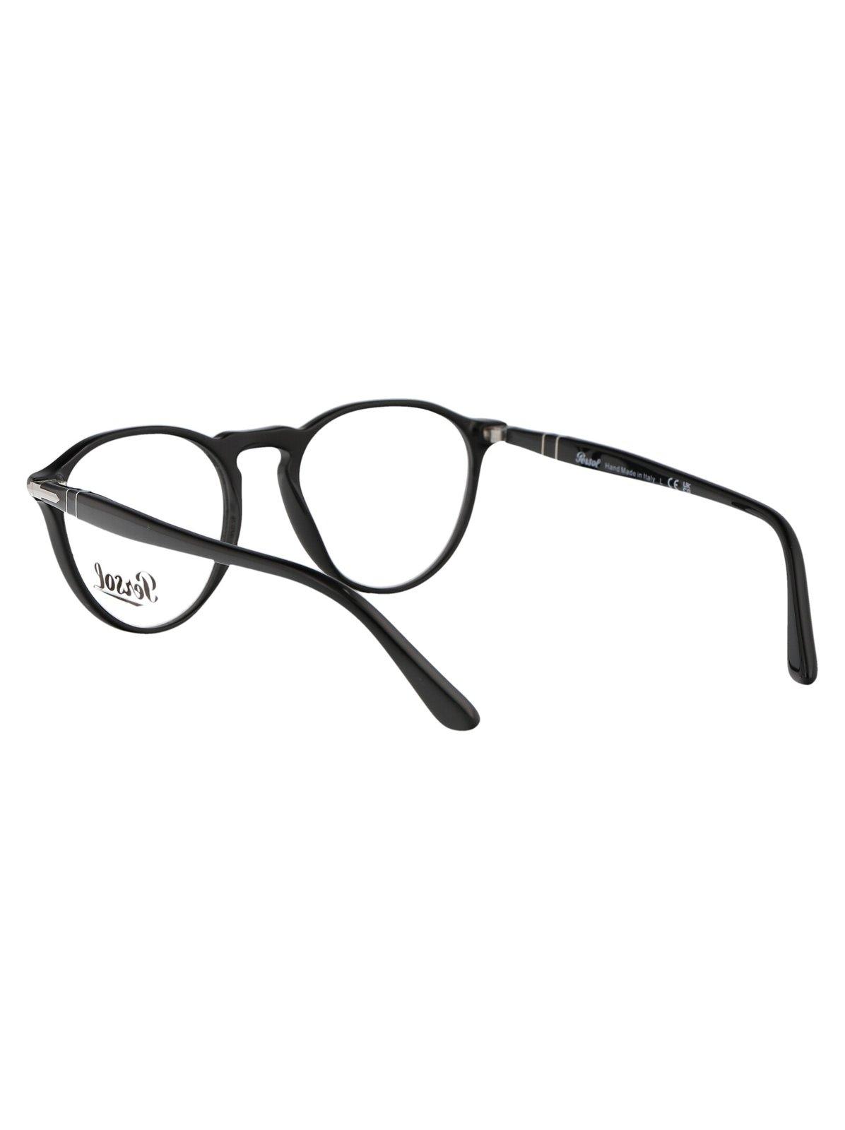 Shop Persol Oval Frame Glasses In 95