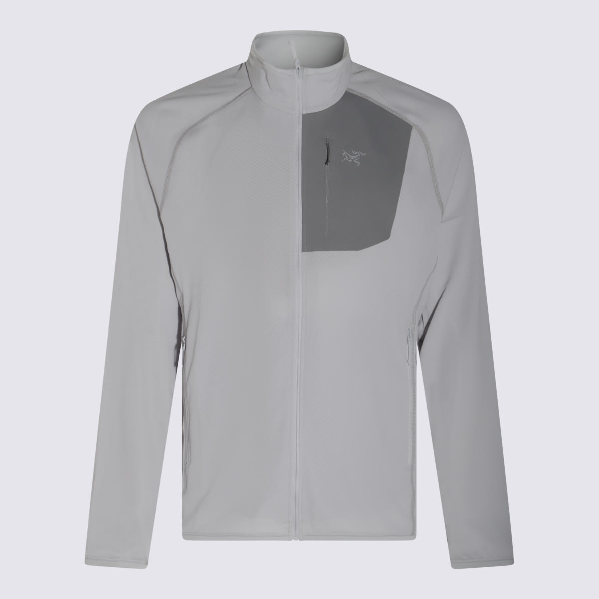 Arc'teryx Grey Nylon Casual Jacket In Gray
