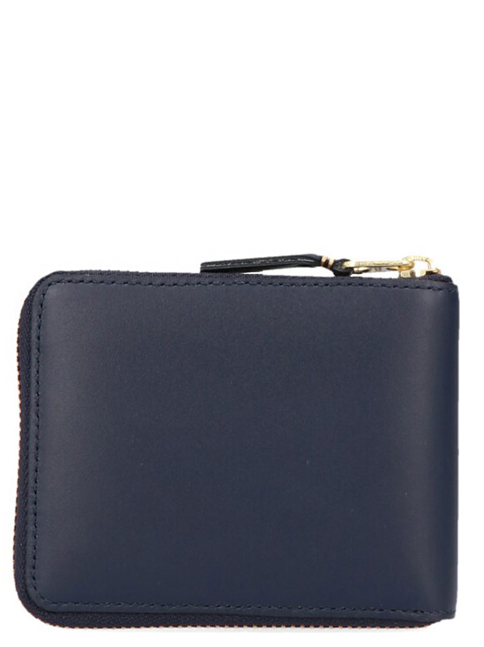 Comme Des Garçons Classic Leather Line Wallet In Blue