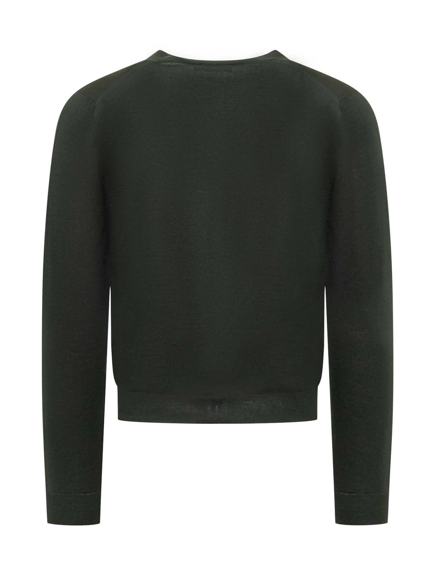 Shop Filippo De Laurentiis Cardigan In Verde Scuro