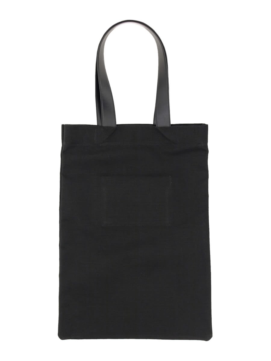 Shop Jil Sander Tote Bag With Logo In Black