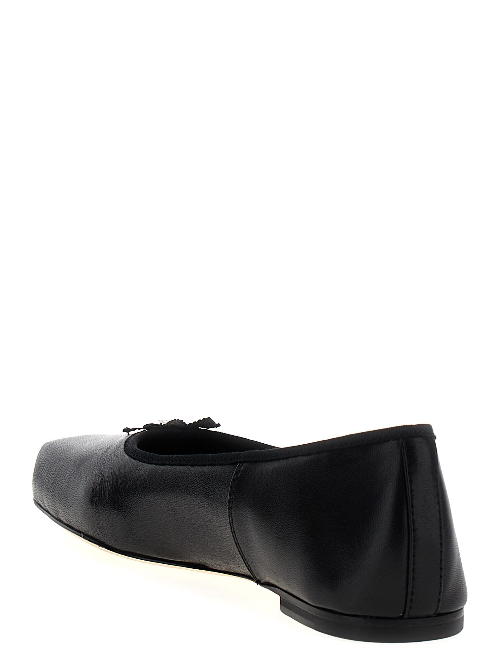 Shop Alexander Wang Billie Ballet Flats In Black