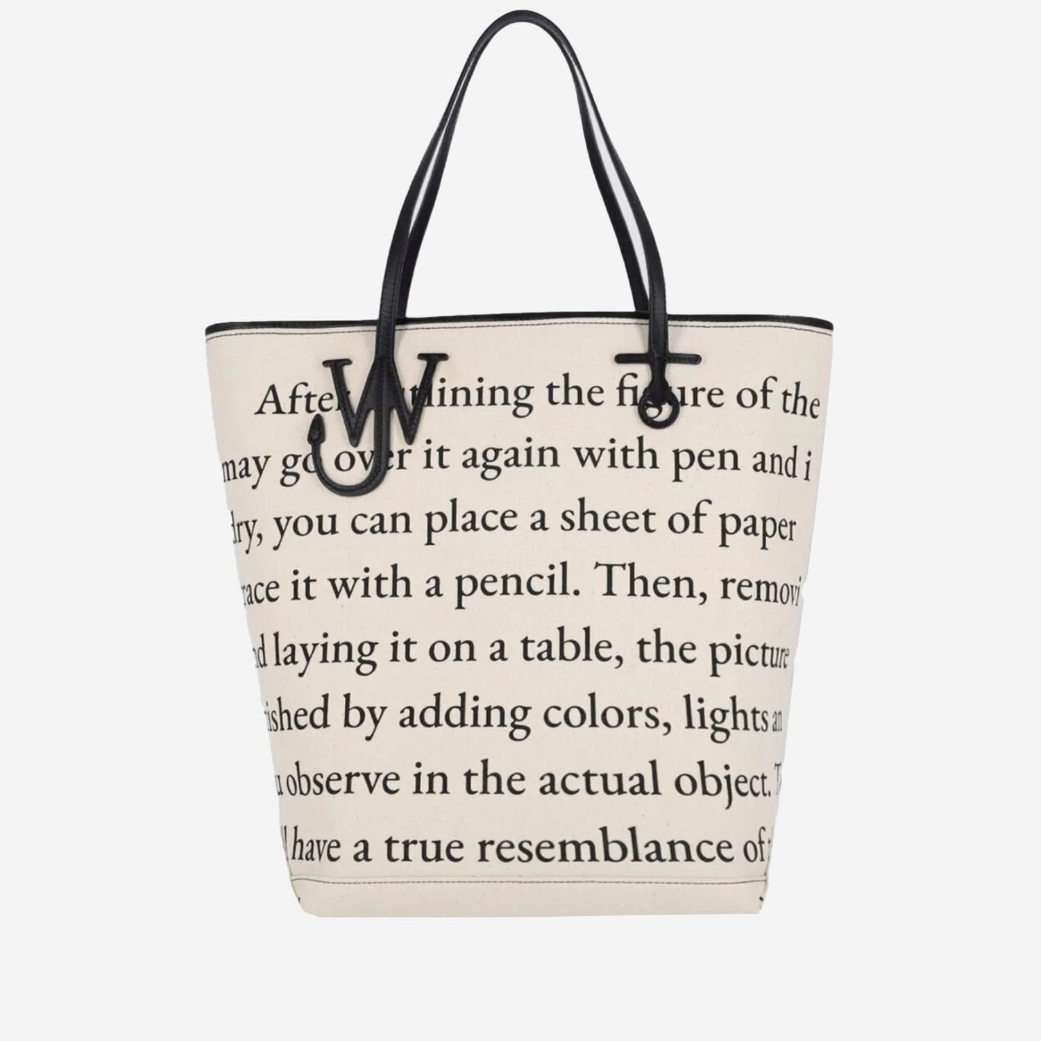J.W. Anderson J. W. Anderson Cotton Blend Anchor Shopping Bag
