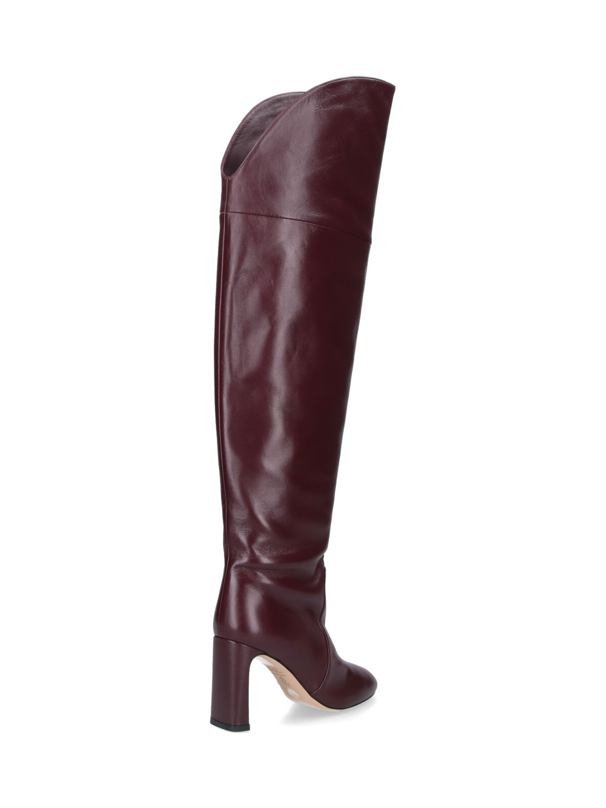 Stuart Weitzman Babette Boots In Burgundy