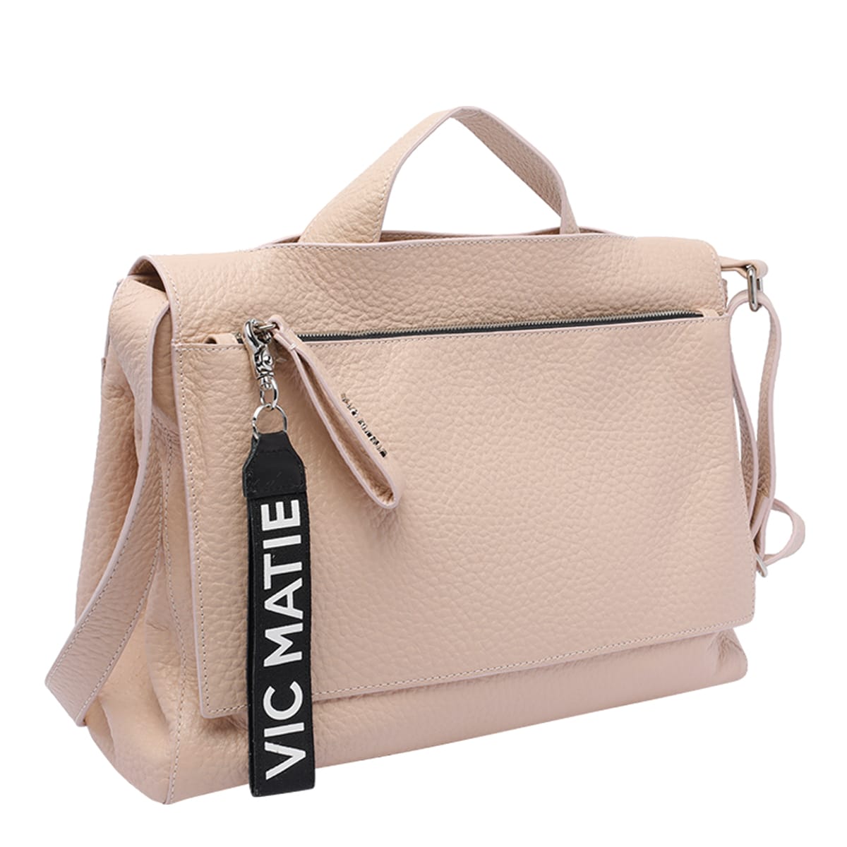 Vic Matie Logo Handbag In Pink