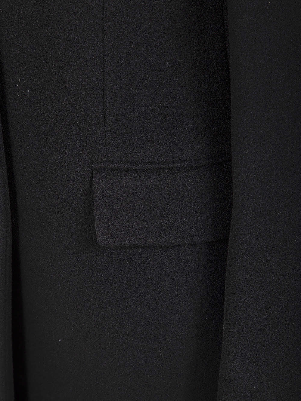 Shop Seventy Single Breasted Coat In Black