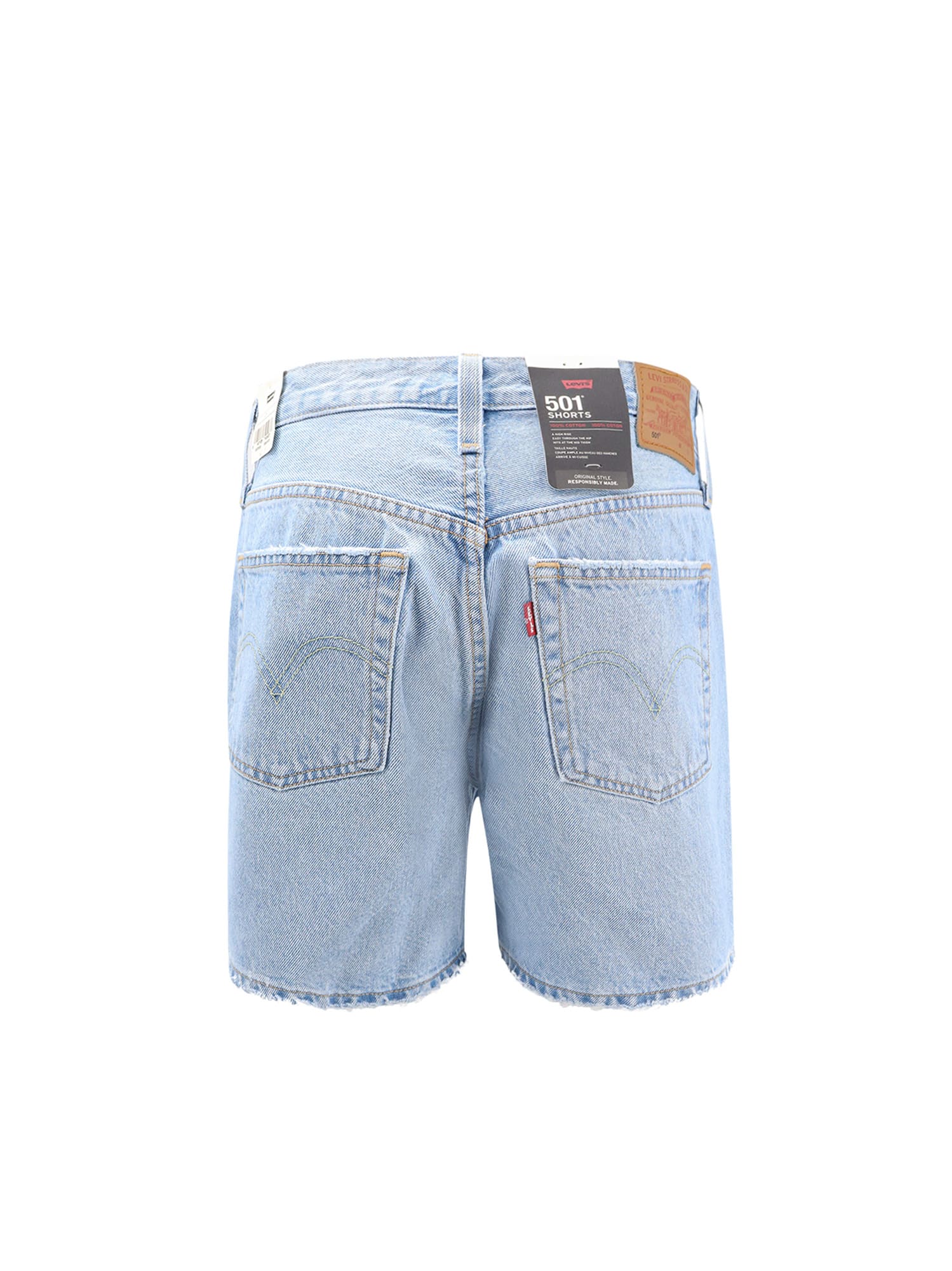 Shop Levi's Shorts In Clear Blue