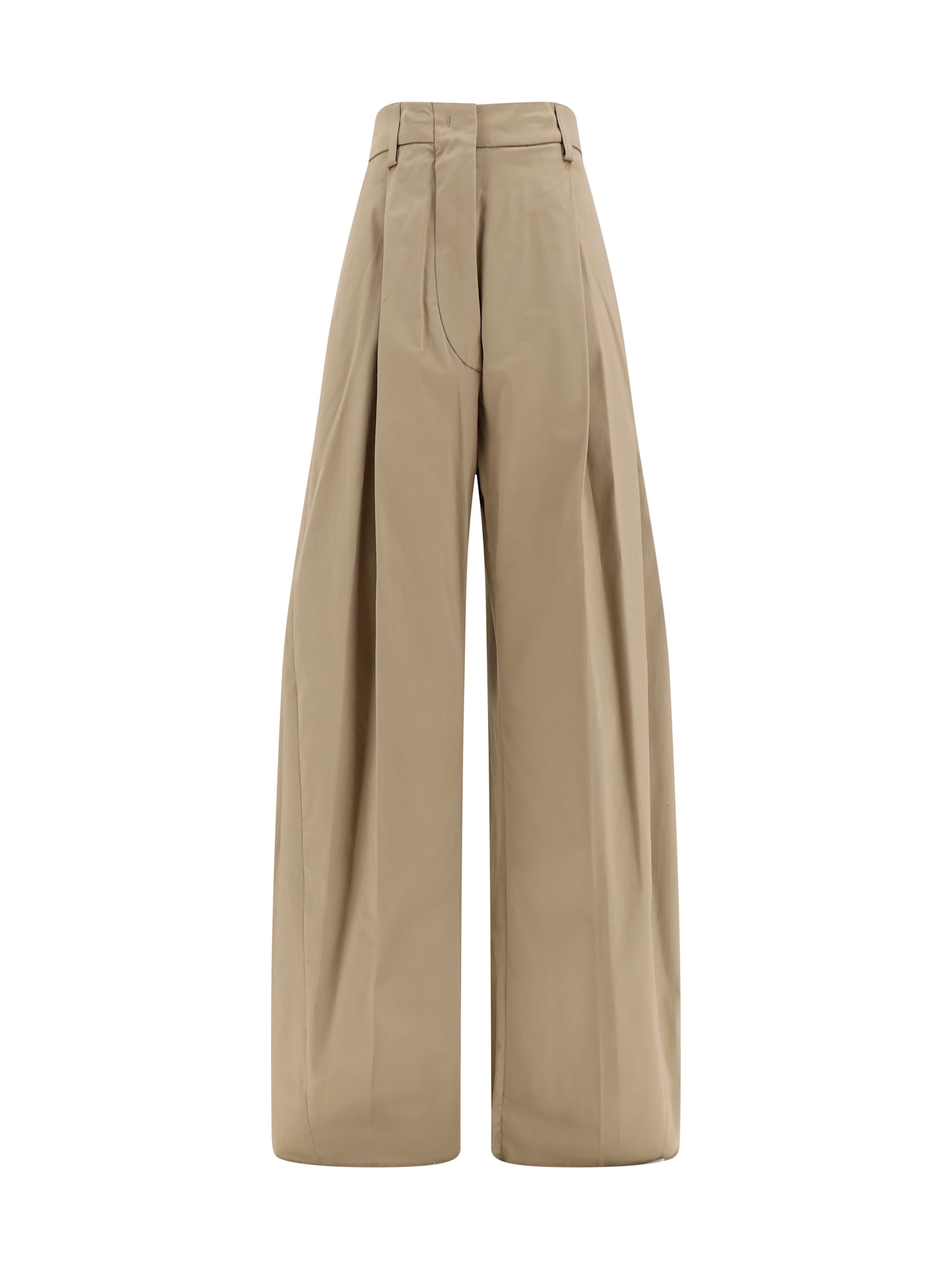 Cotton Wide Leg Pants