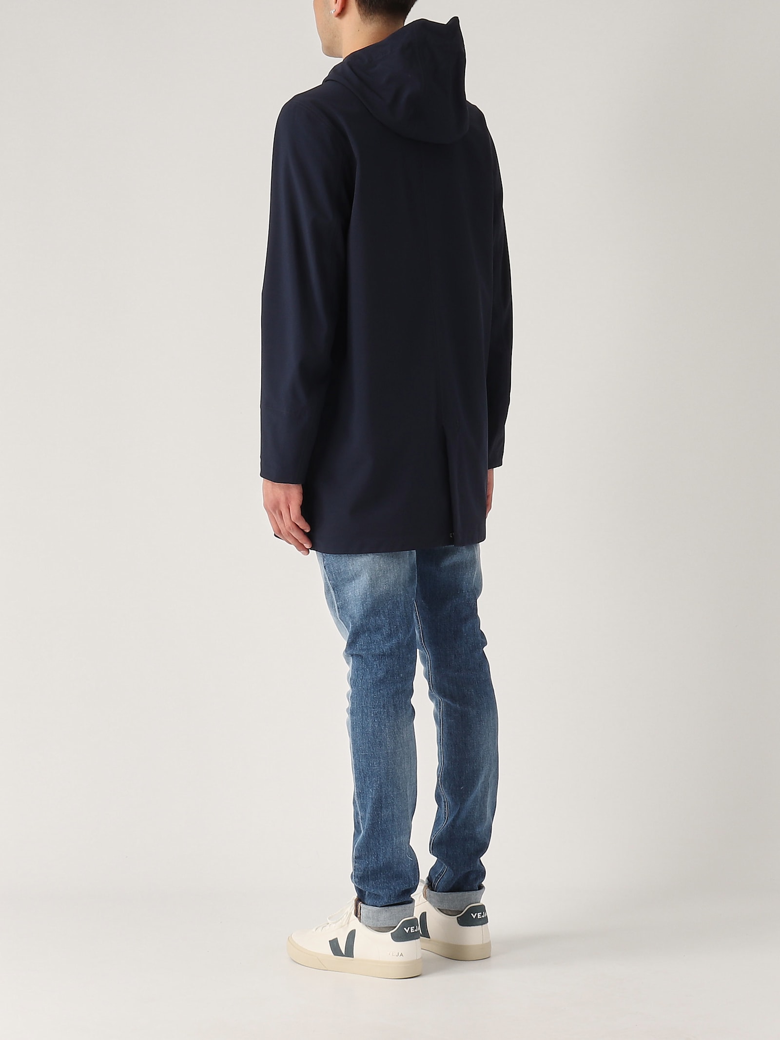 K-way Duke Bonded Jacket In Navy
