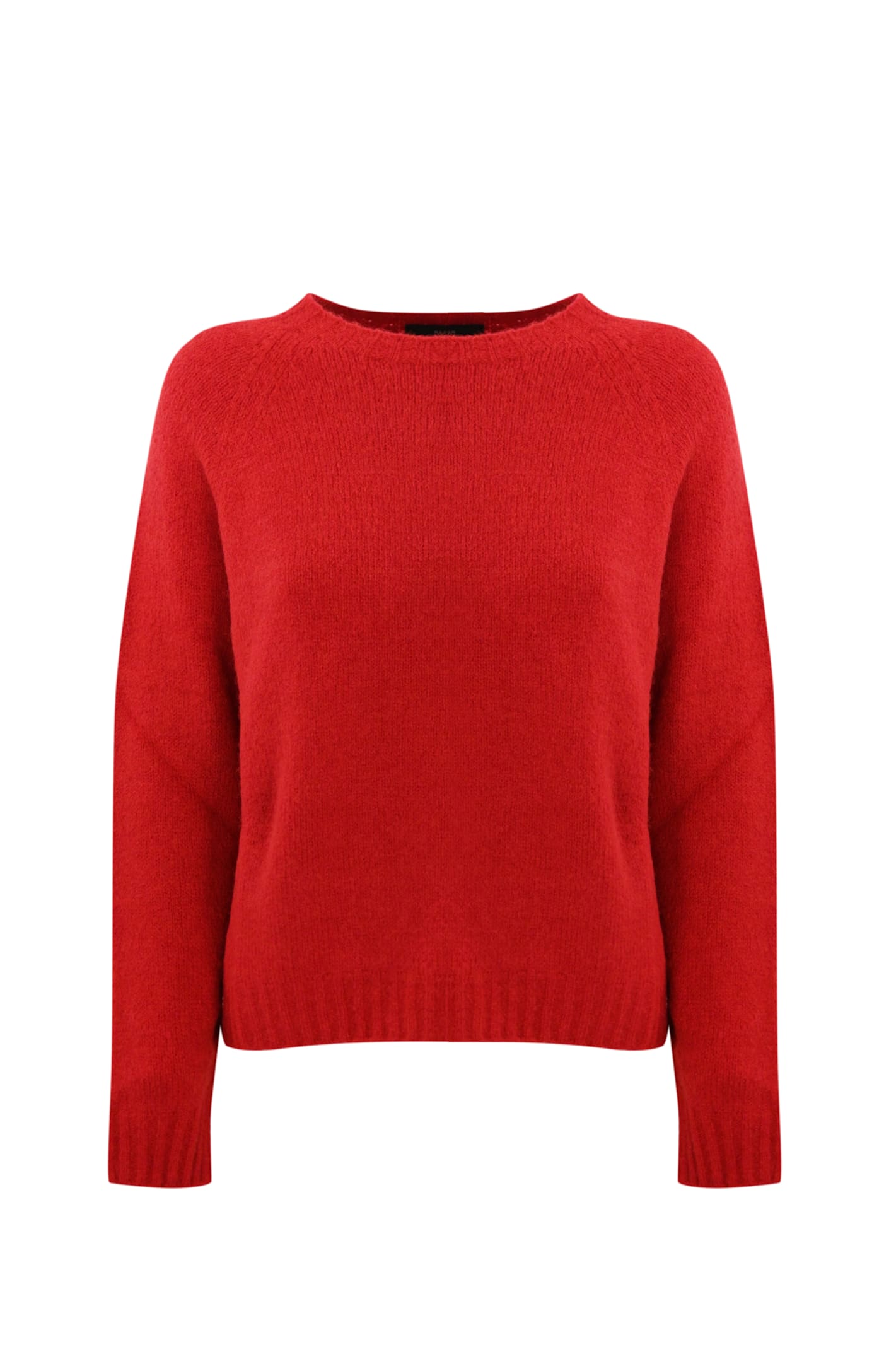 Shop Weekend Max Mara Ghiacci Sweater In Alpaca And Cotton In Red