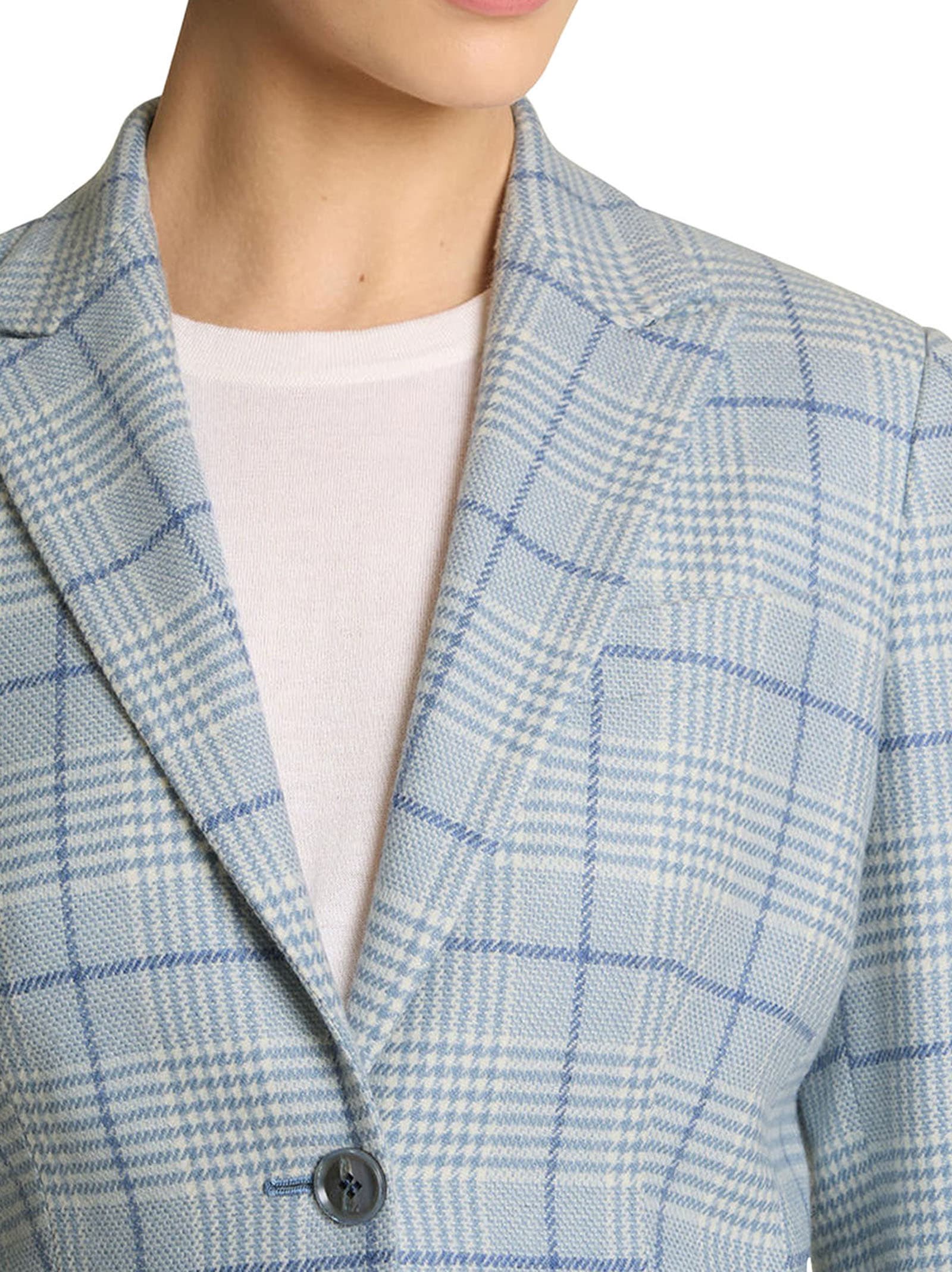 Shop Kiton Jacket Cashmere In Avio