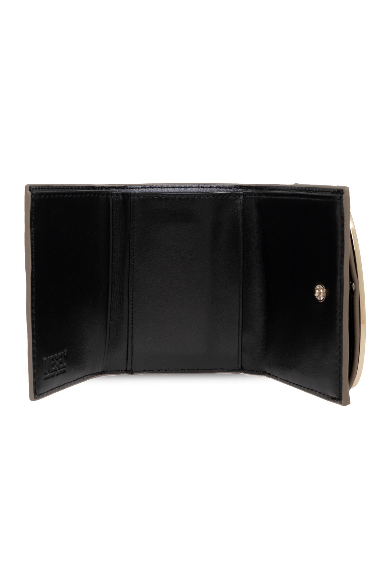 Shop Diesel Leather Wallet 1dr Tri Fold