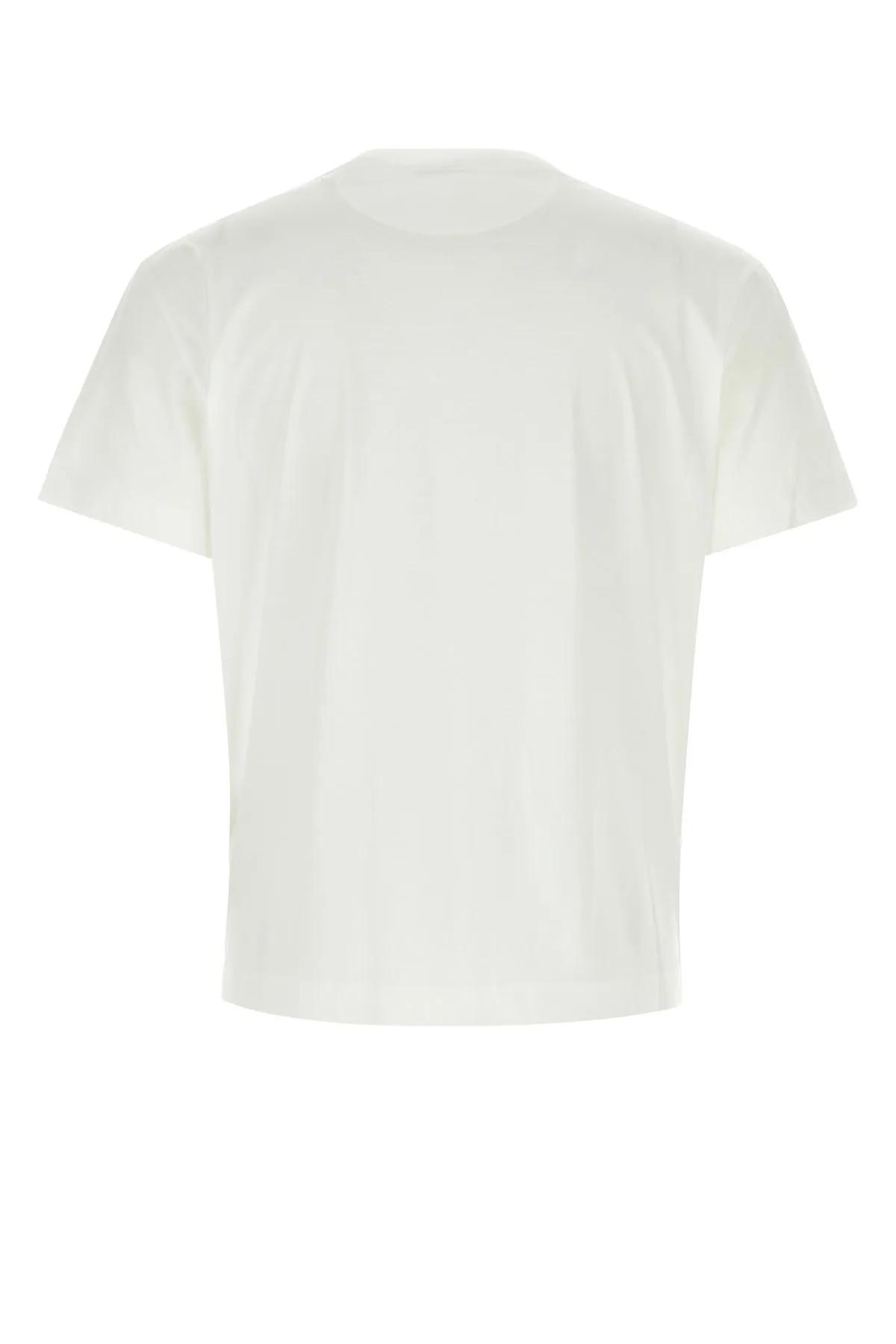 Shop Valentino White Cotton T-shirt