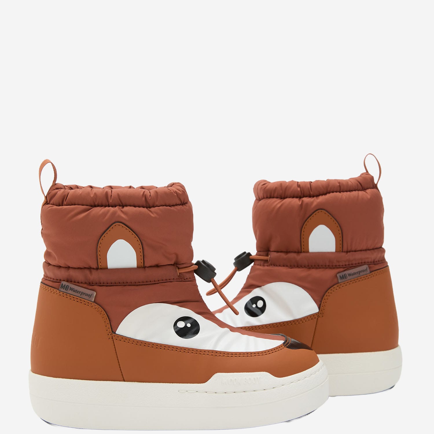 Moon Boot Junior Park Tube Mid Fox Boot In Brown
